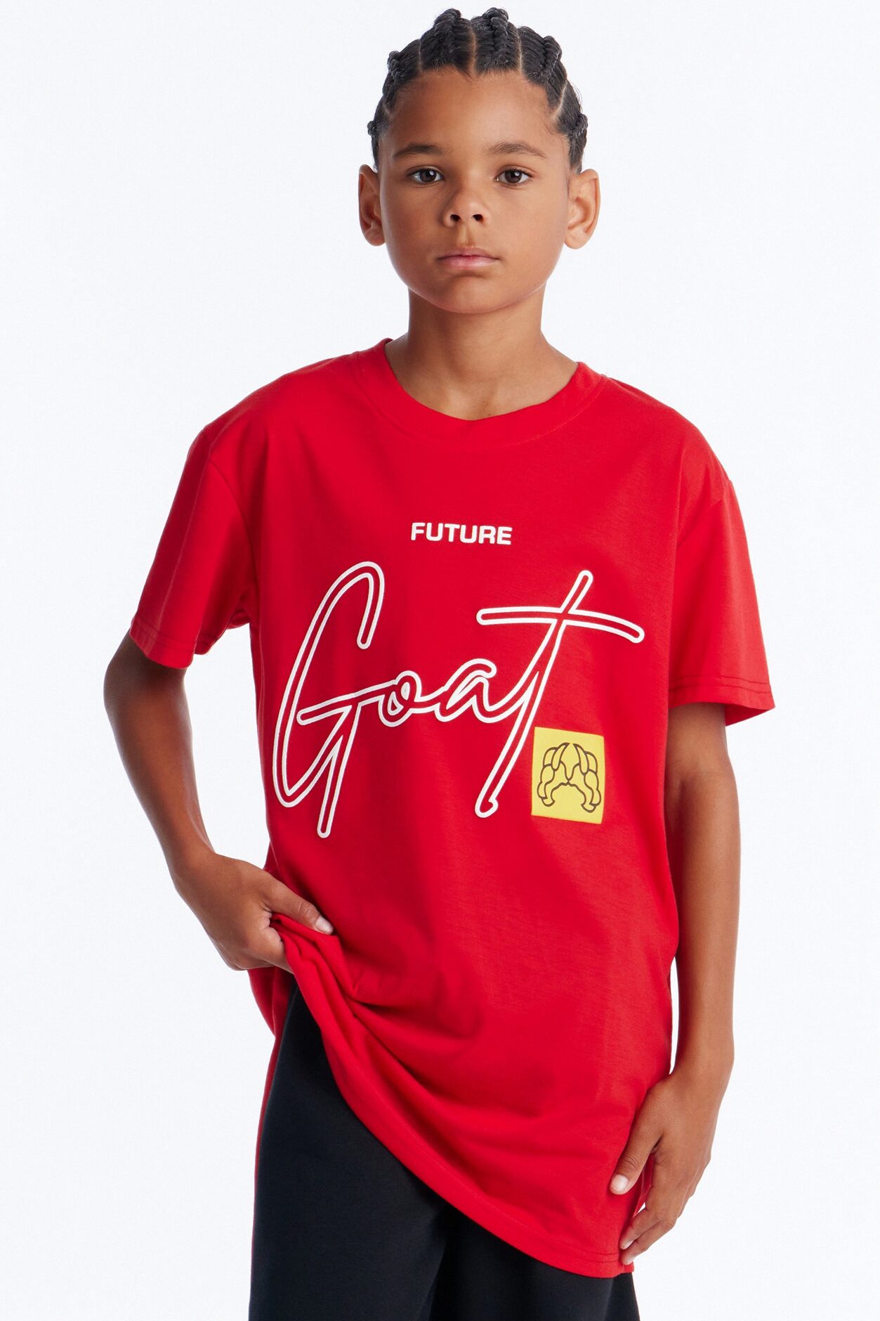 Mini Future GOAT Short Set - Red/Black