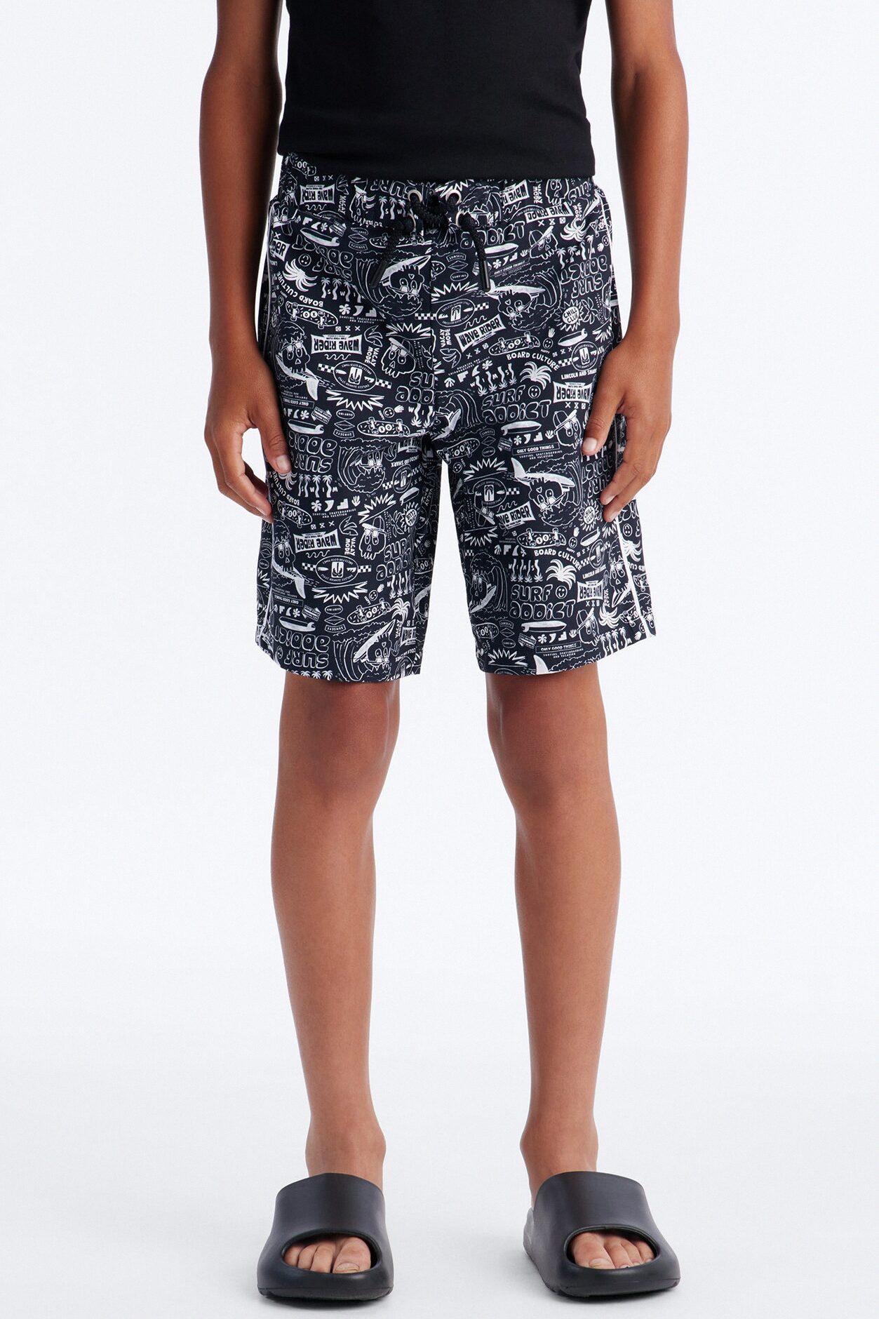 Mini Outlaw Tides Board Short - Black
