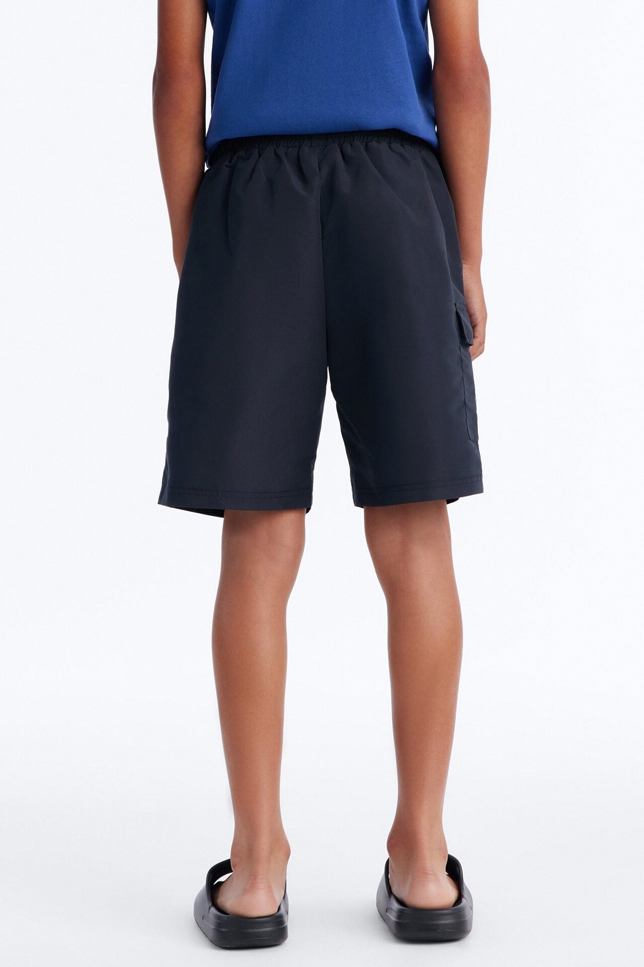 Mini Southpole Faith Over Fear Swim Trunk - Black