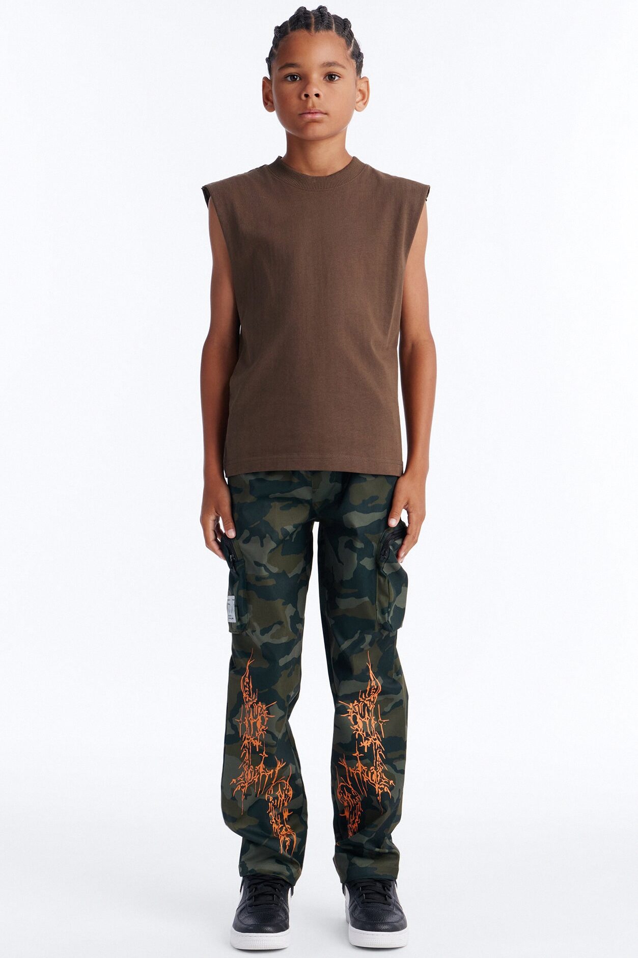 Mini Watch Me Cargo Pants - Camouflage