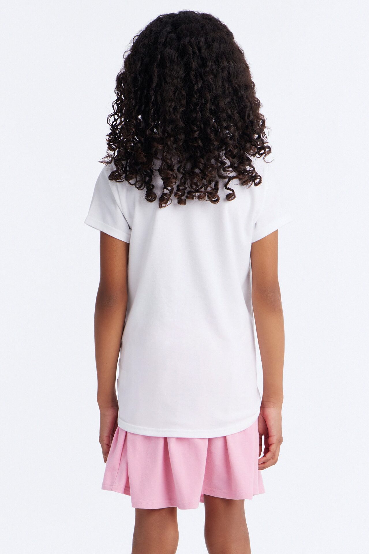 Mini Heart So Full Skort Set - White/Pink
