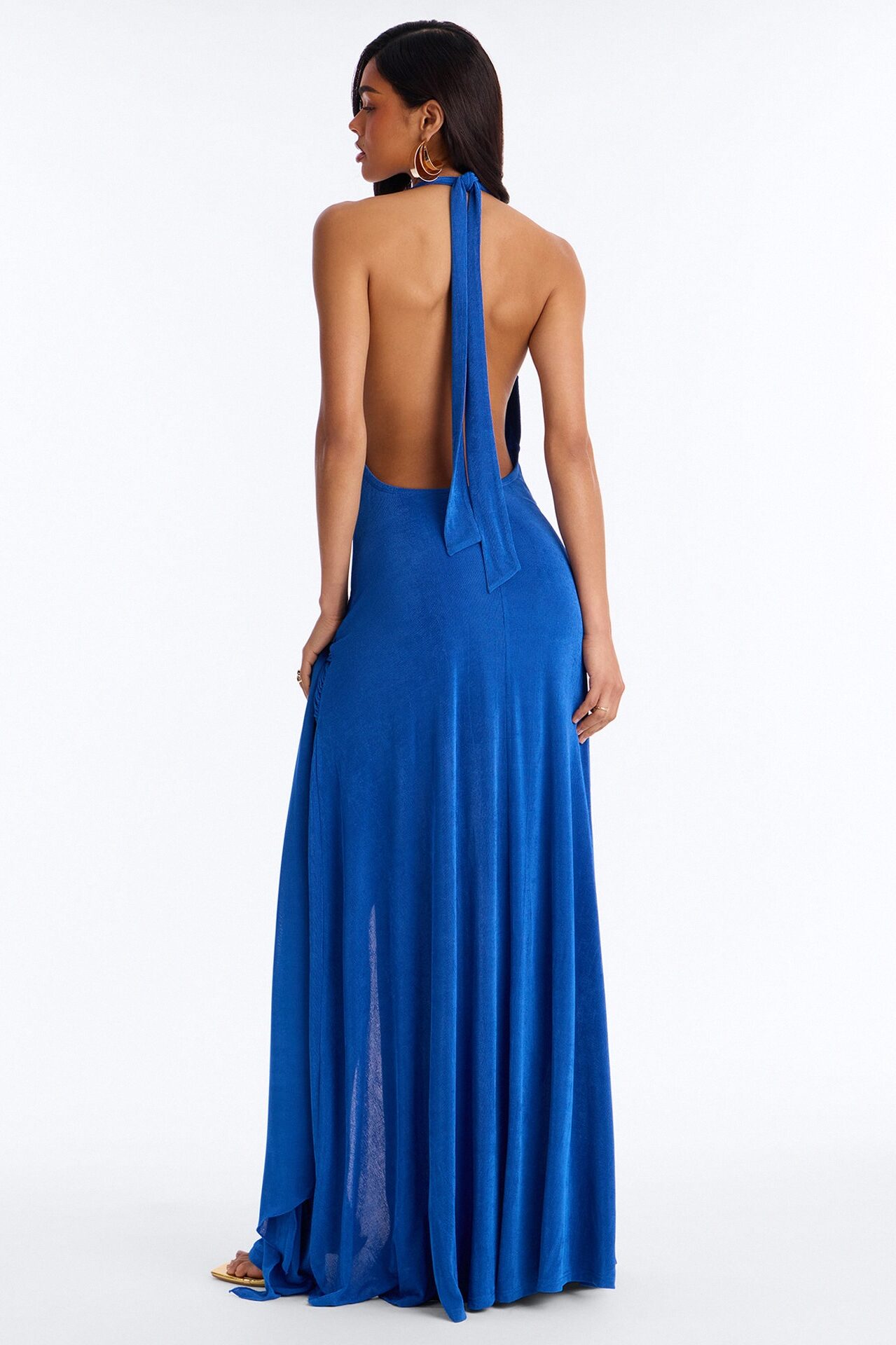 Untouchable Energy Slinky Maxi Dress - Royal