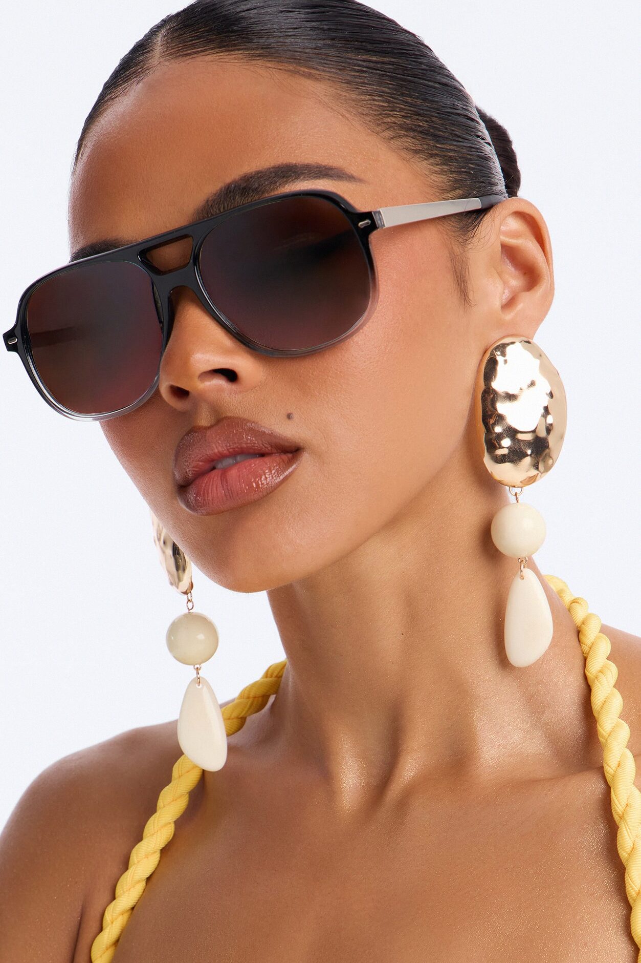 Coco Beam Sunglasses - Black/Grey