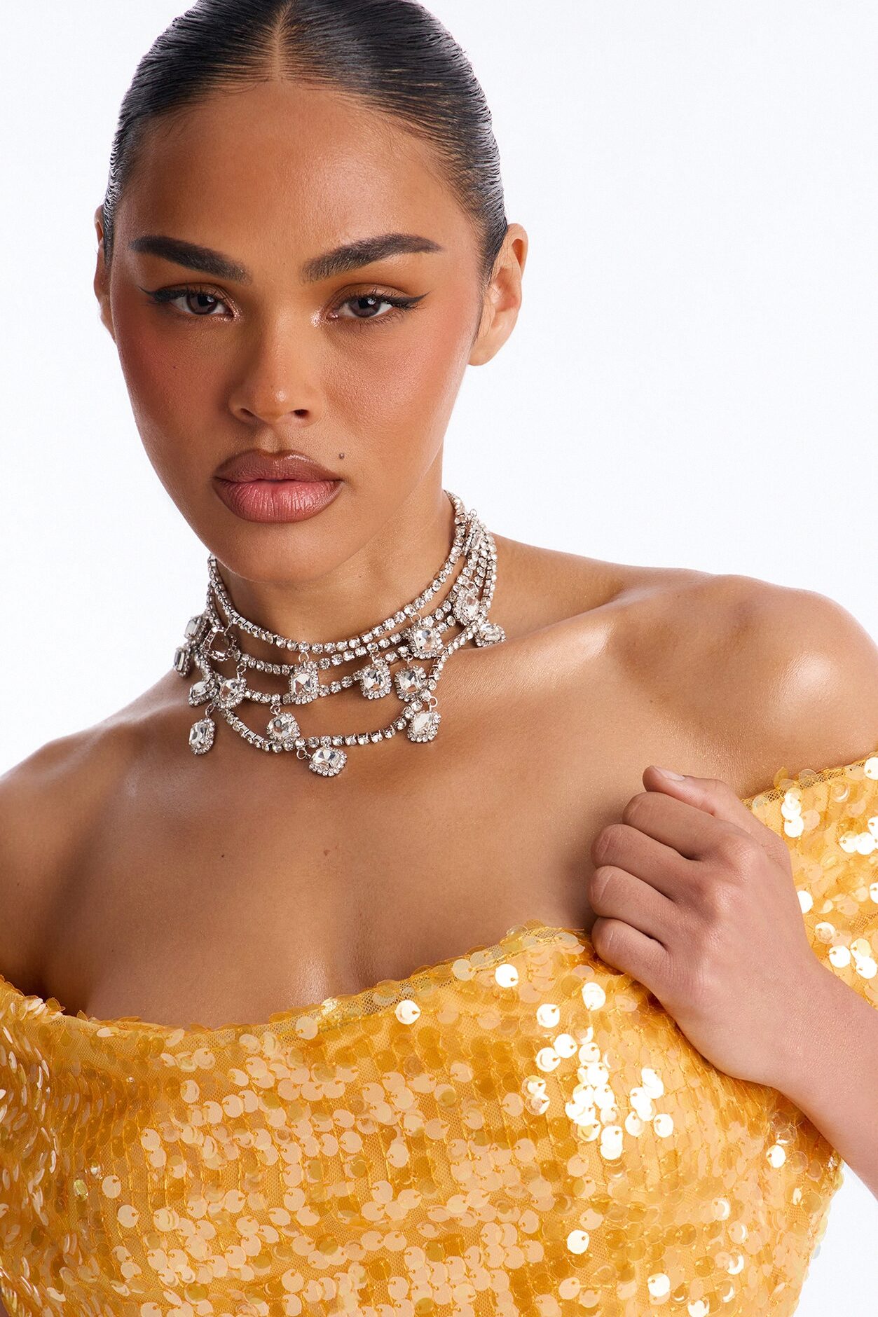 Lux Layers Necklace - Silver