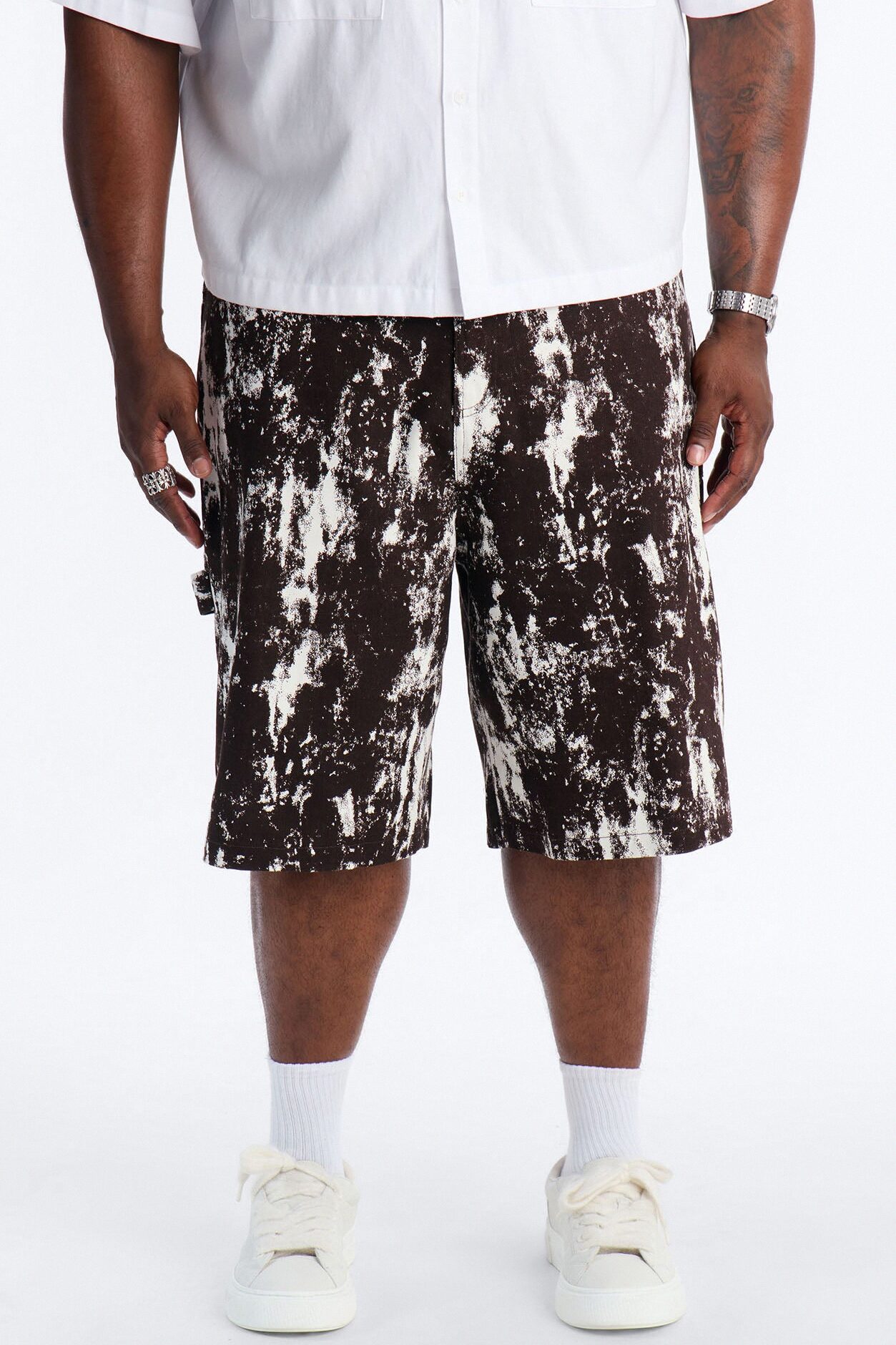 Mixed Clarity Printed Short - Brown Combo
