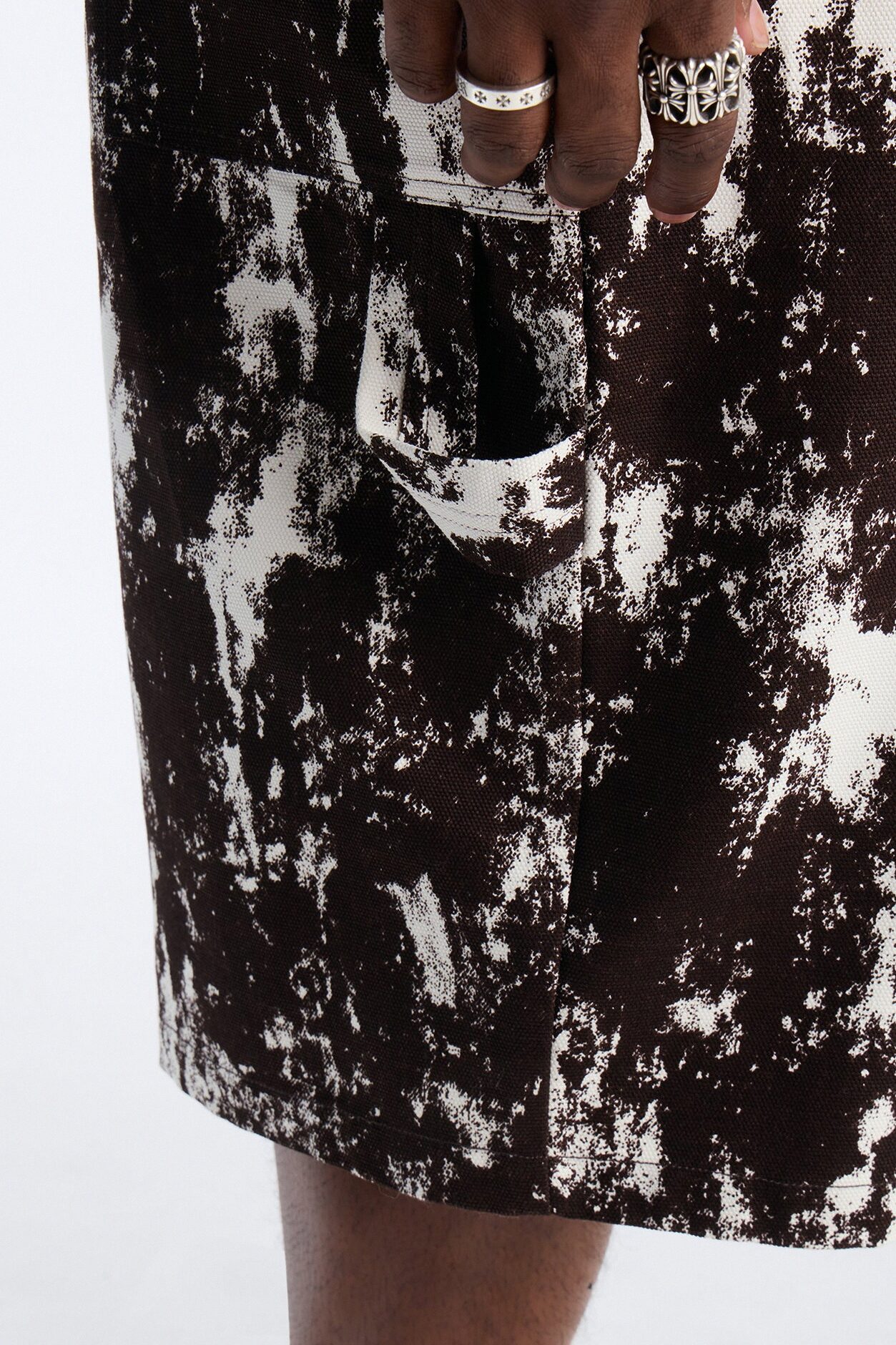 Mixed Clarity Printed Short - Brown Combo