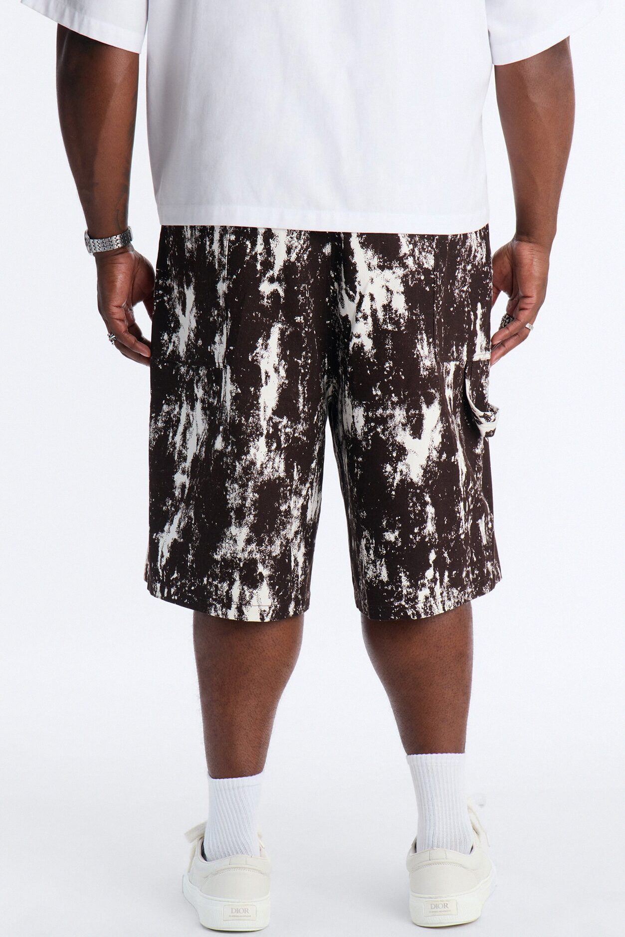 Mixed Clarity Printed Short - Brown Combo