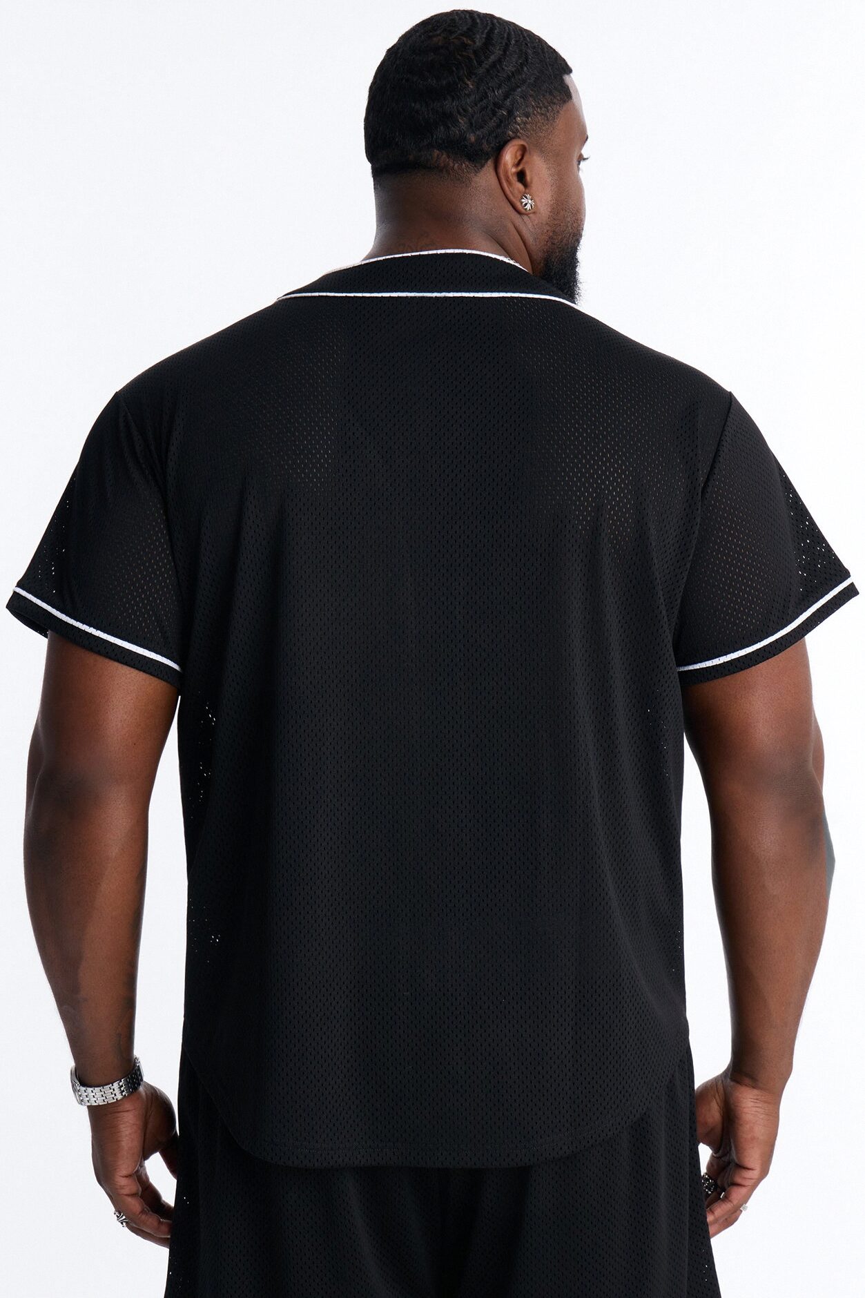 Coca Cola Patch Baseball Jersey - Black