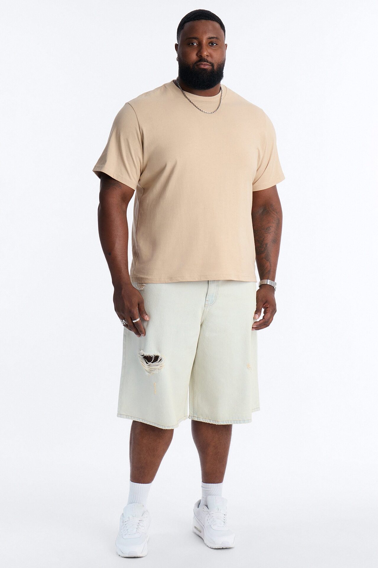 Baggy Arctic Denim Short - Light Wash