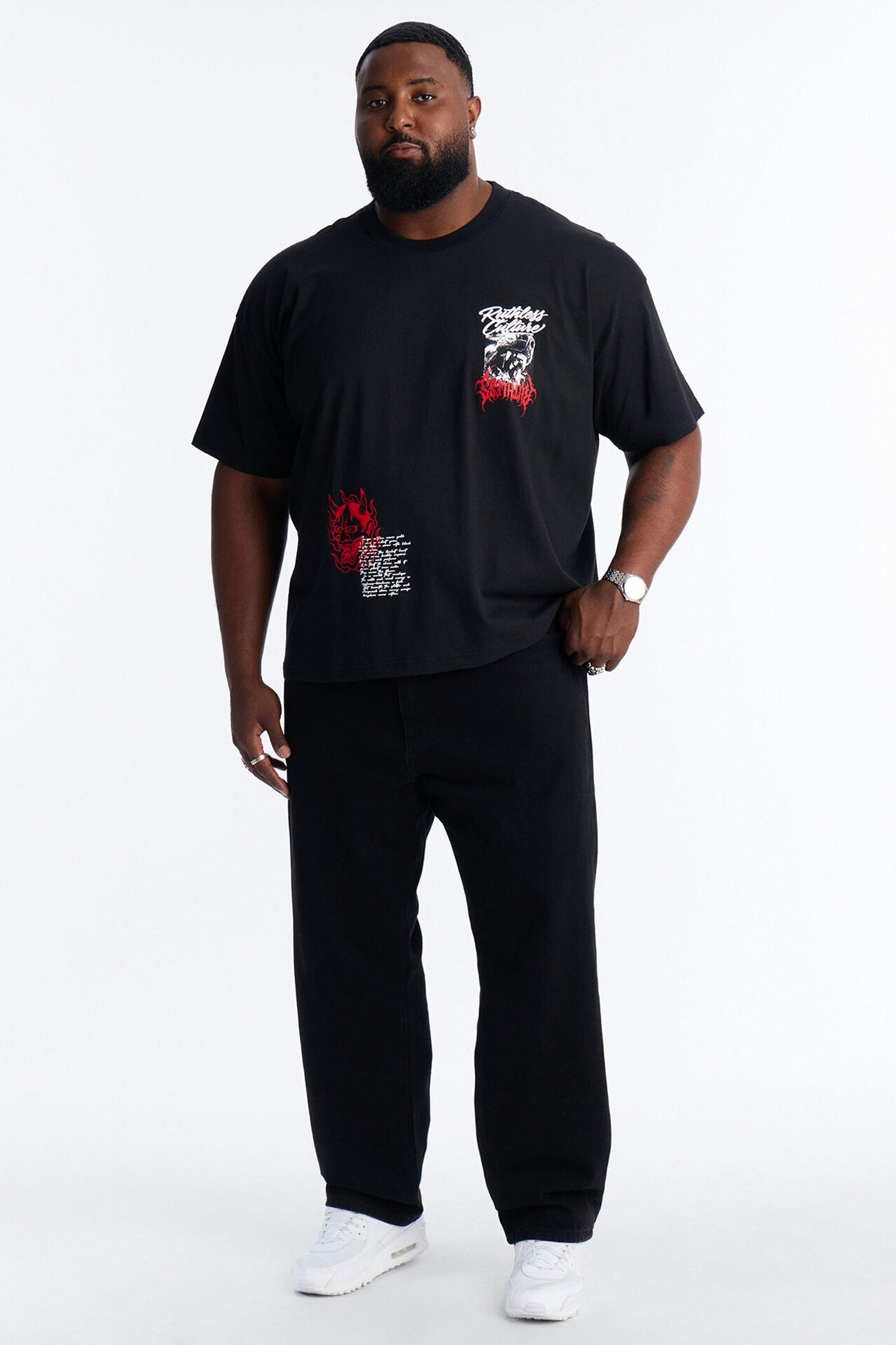 Ruthless Culture Forever Boxy Short Sleeve Tee - Black