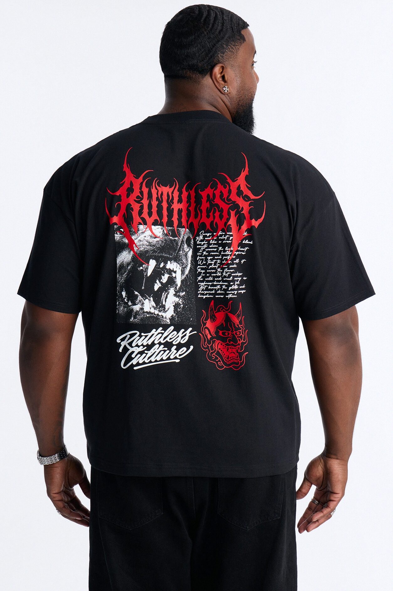 Ruthless Culture Forever Boxy Short Sleeve Tee - Black