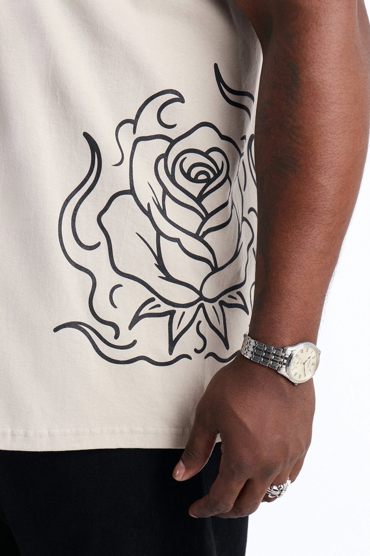 Hate The Sin Short Sleeve Tee - Grey