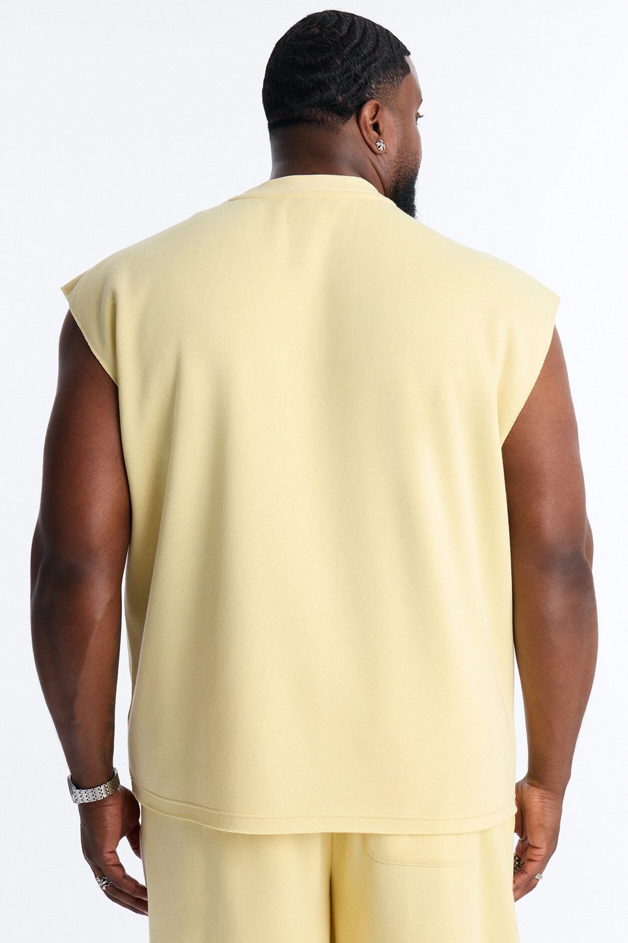 Tyson Relaxed Muscle Tee - Butter Yellow