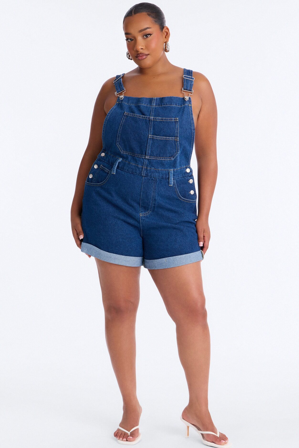Carolina Denim Short Overall - Indigo