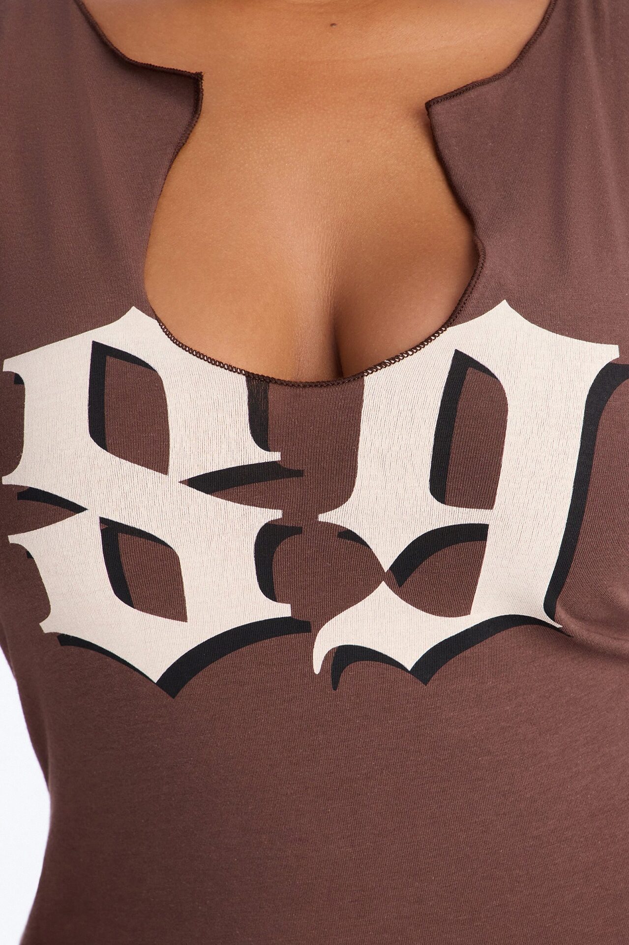 Eighty Nine Baby Tank Top - Brown
