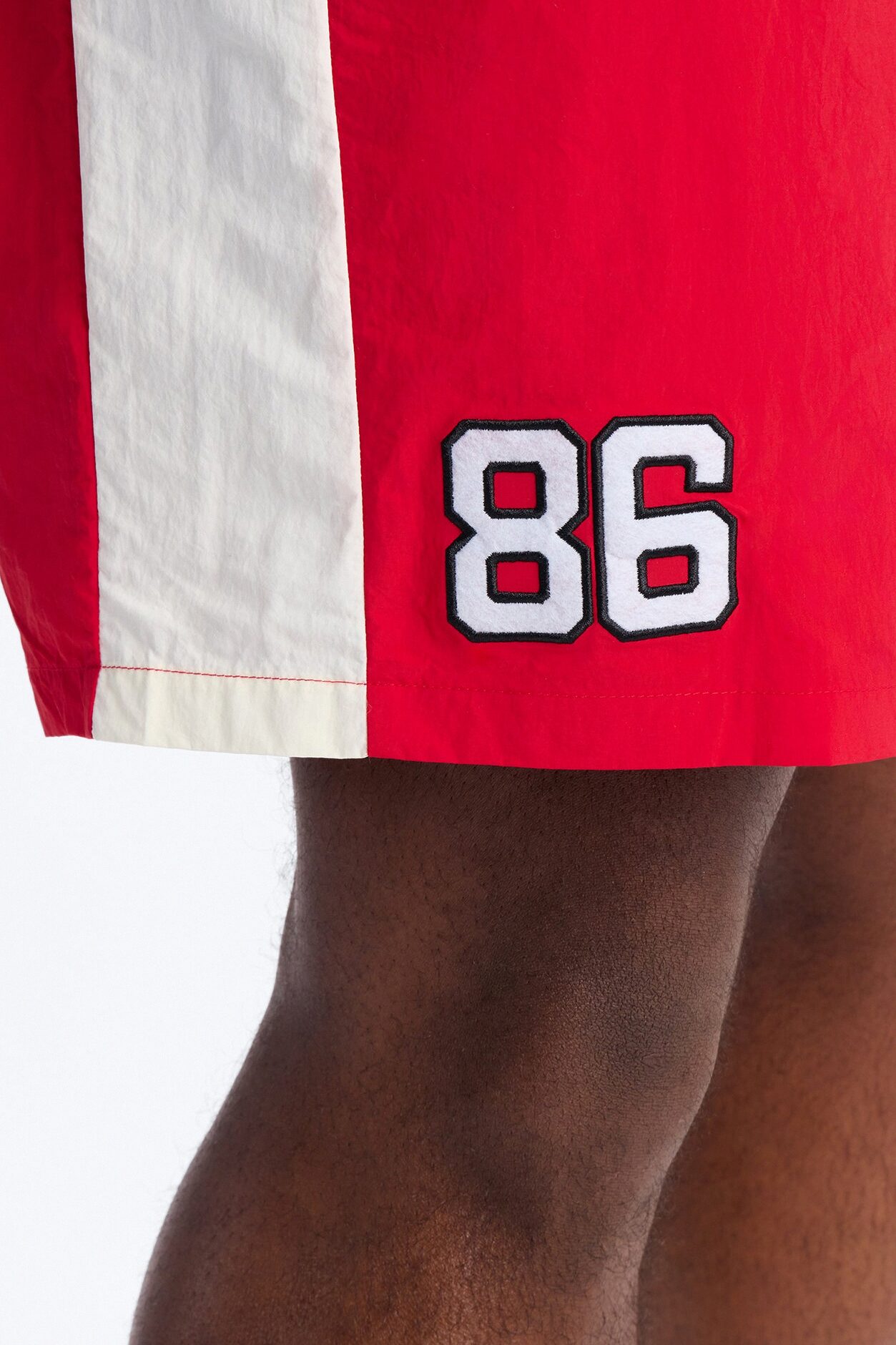 Coca Cola Warm Up Track Short - Red/combo