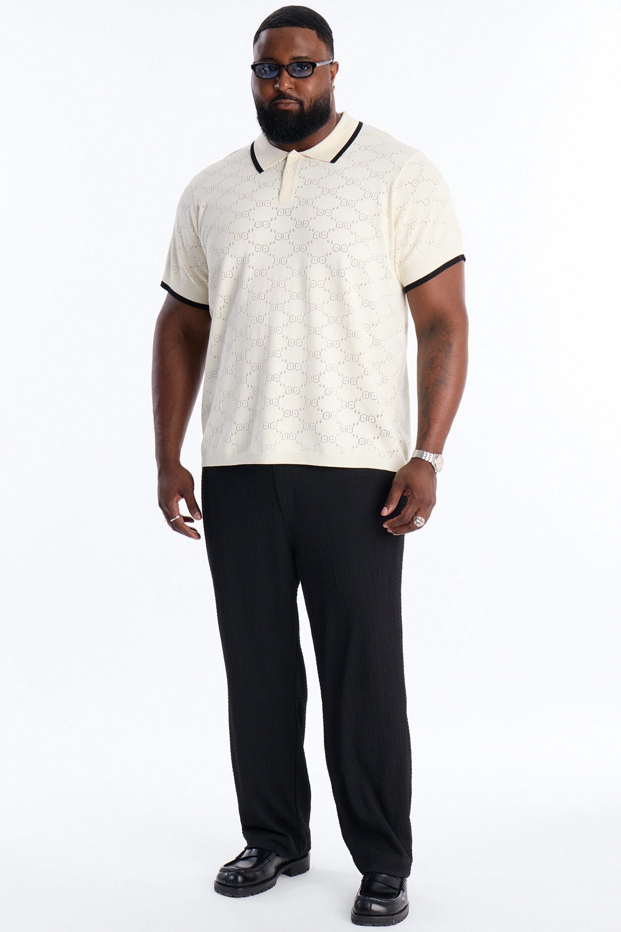 Elegant Lance Polo - Cream