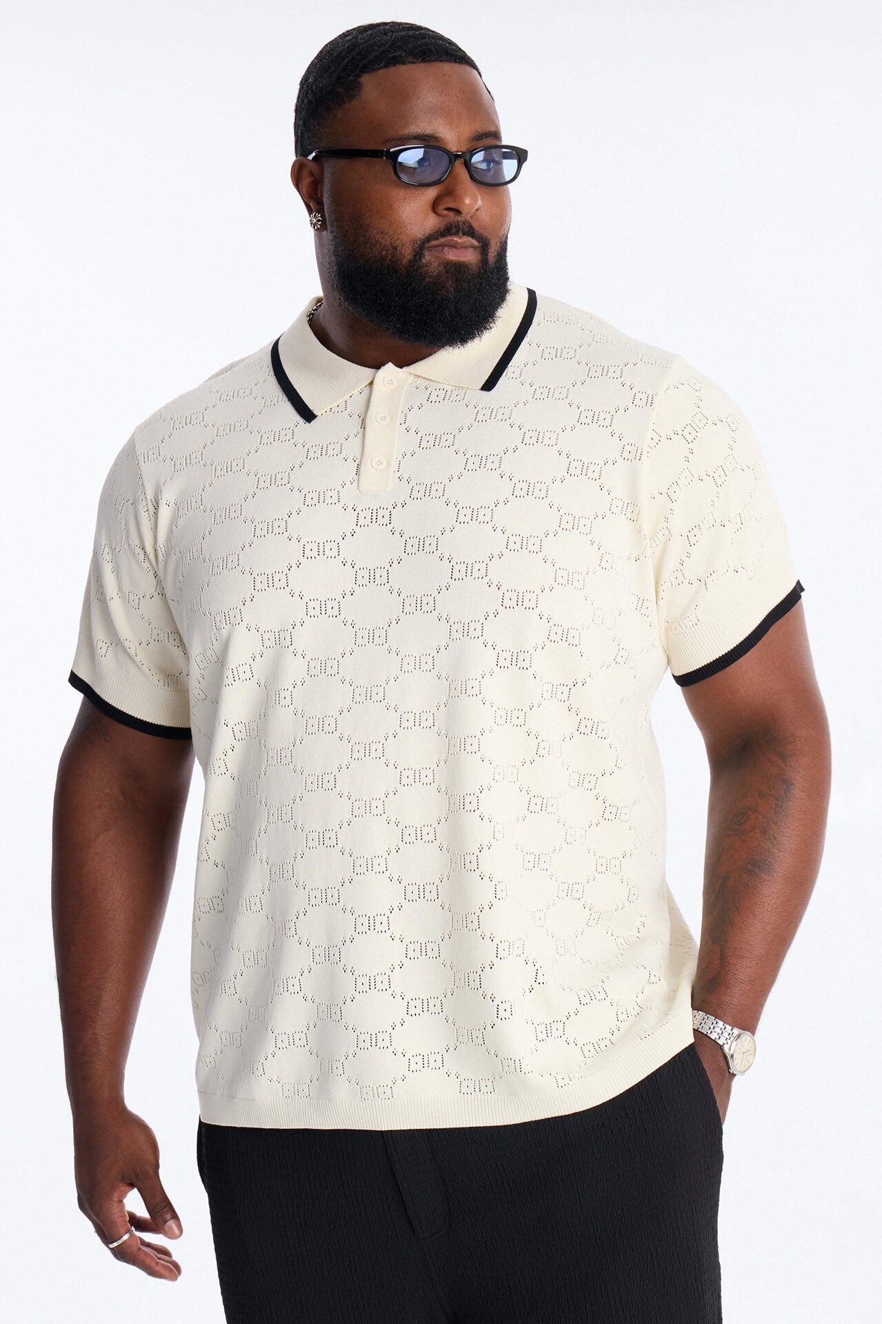 Elegant Lance Polo - Cream