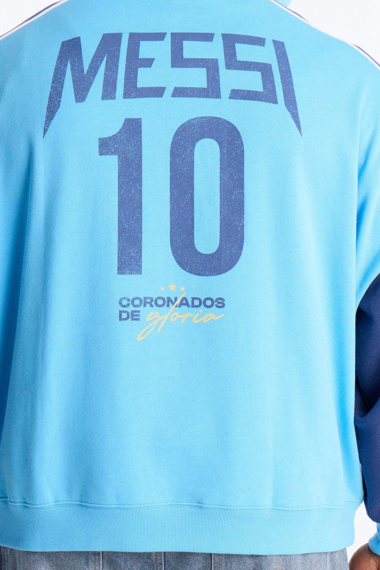 Lionel Messi GOAT Hoodie - Blue