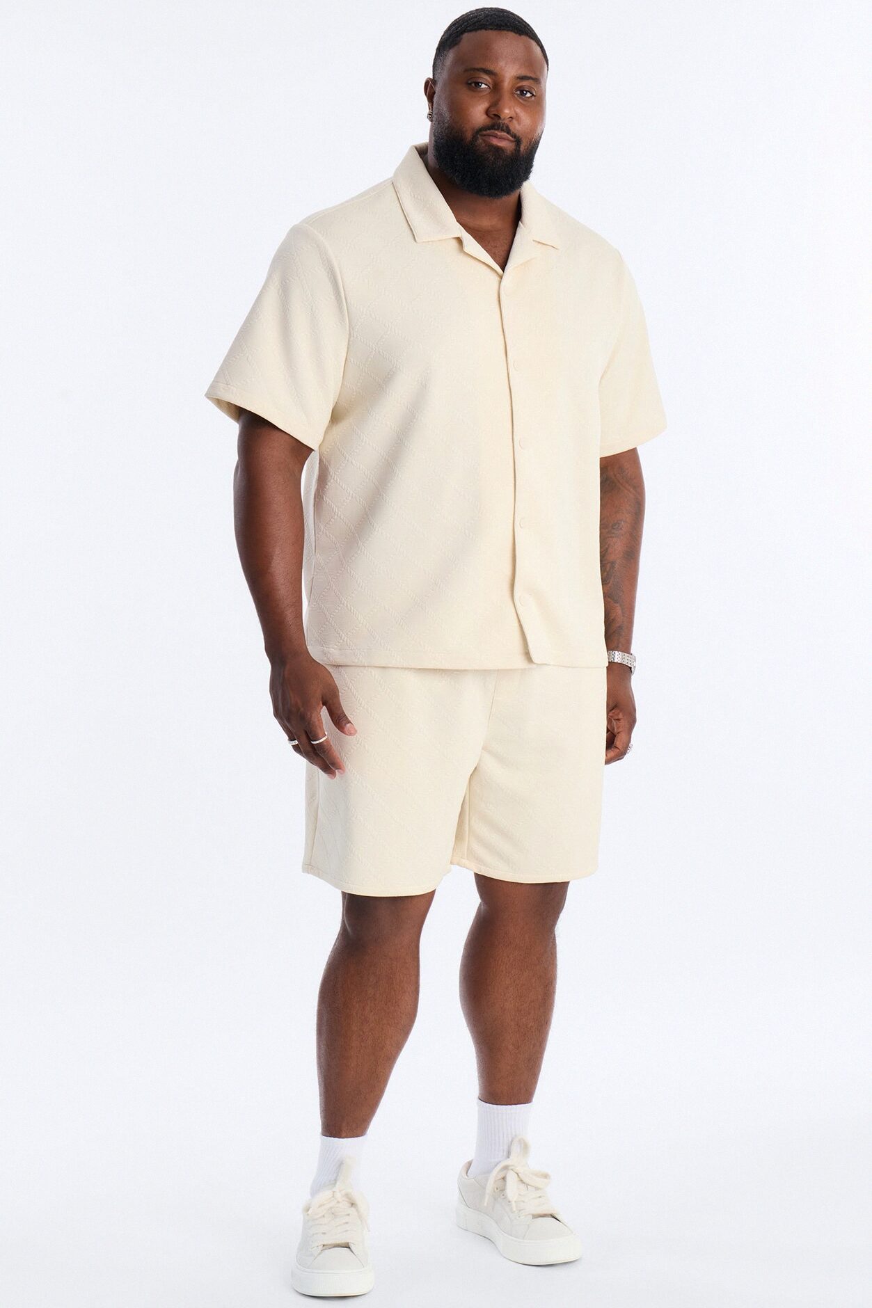 Duke Relaxed Short - Cream