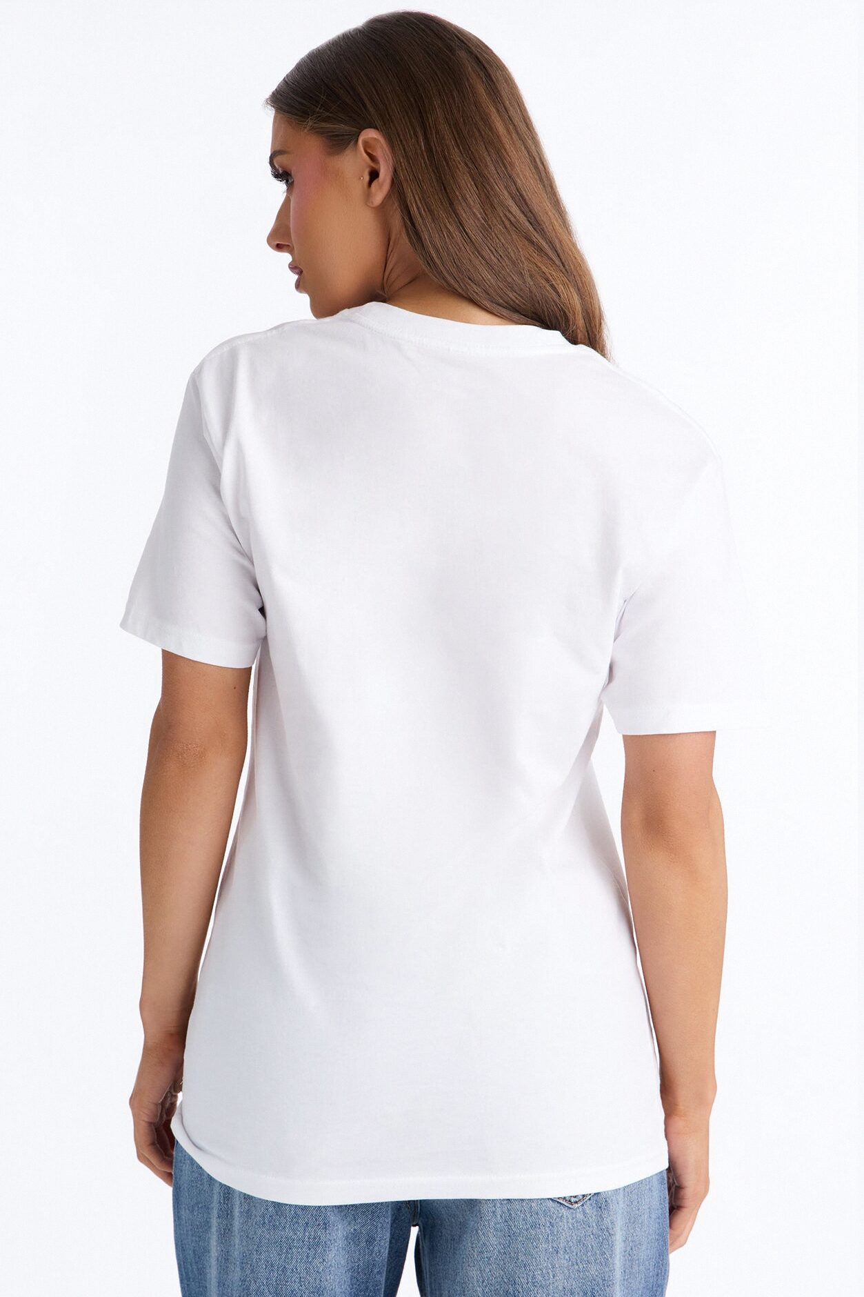 Random Tuesday Oversized T Shirt - White