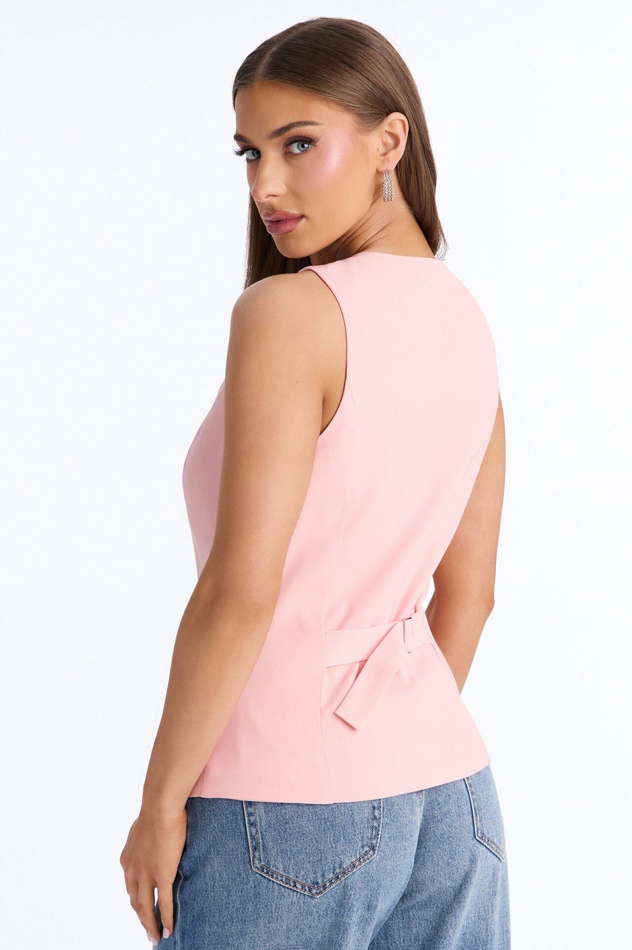 Brooklyn Babe Vest Top - Pink