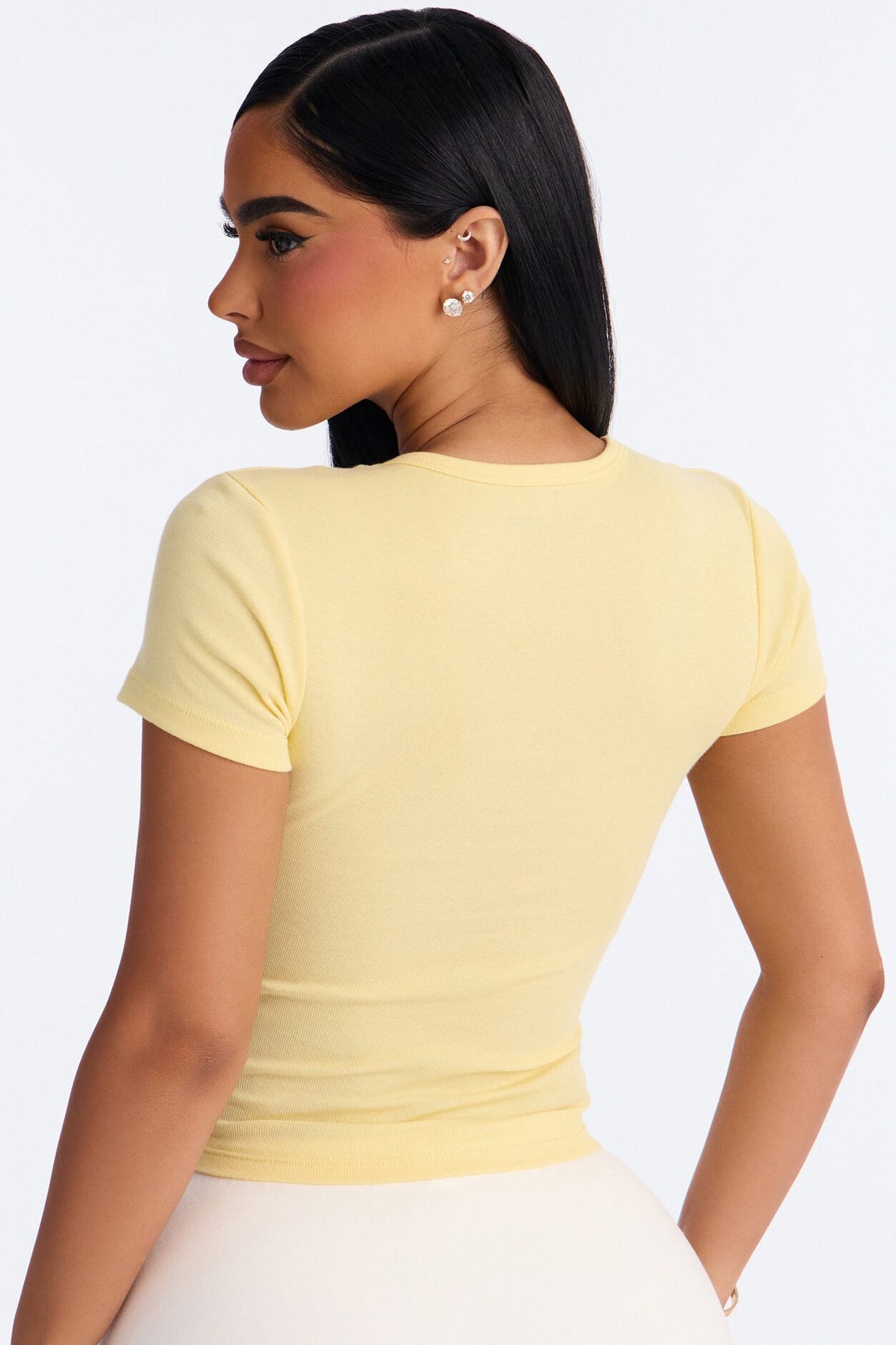 Jesus Loves You Baby Tee - Butter Yellow