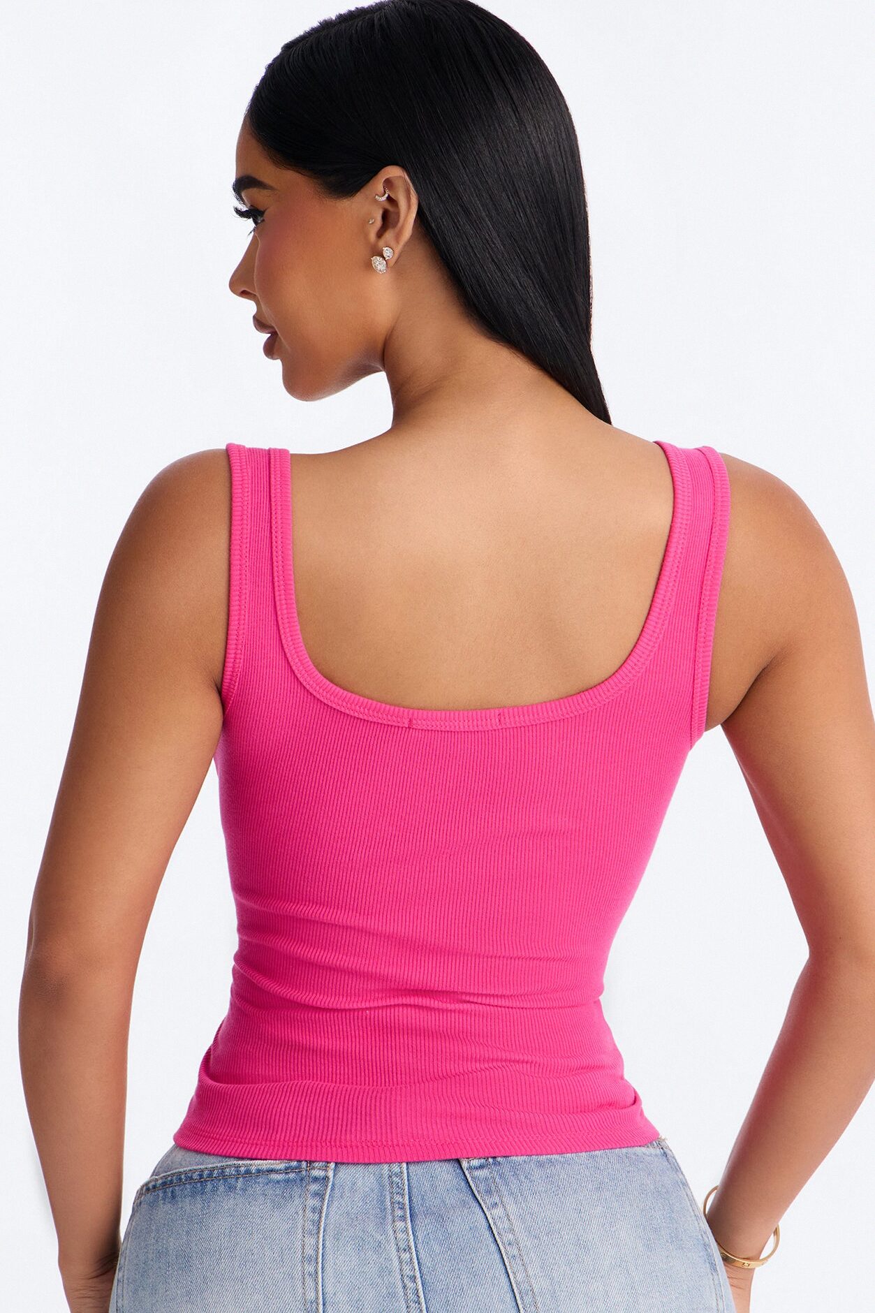 Keep It Classic Basic Tank Top - Fuchsia