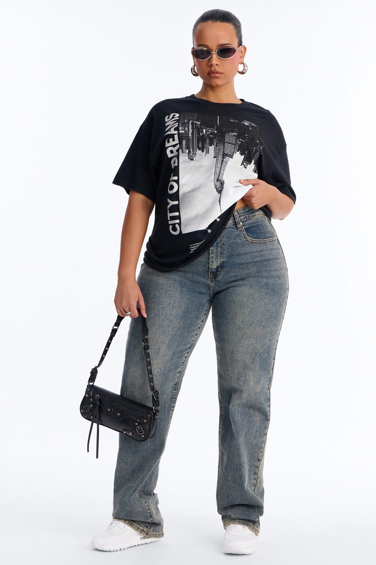 City Of Dreams NY Graphic Tshirt - Black