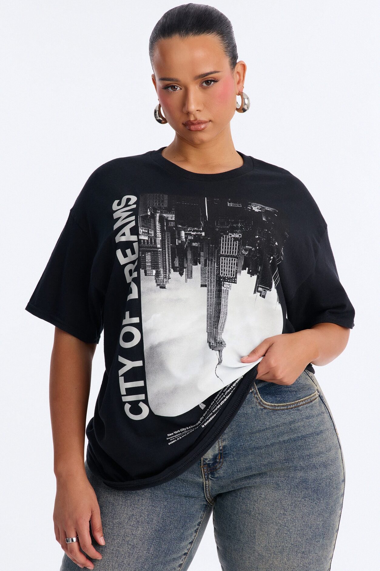 City Of Dreams NY Graphic Tshirt - Black