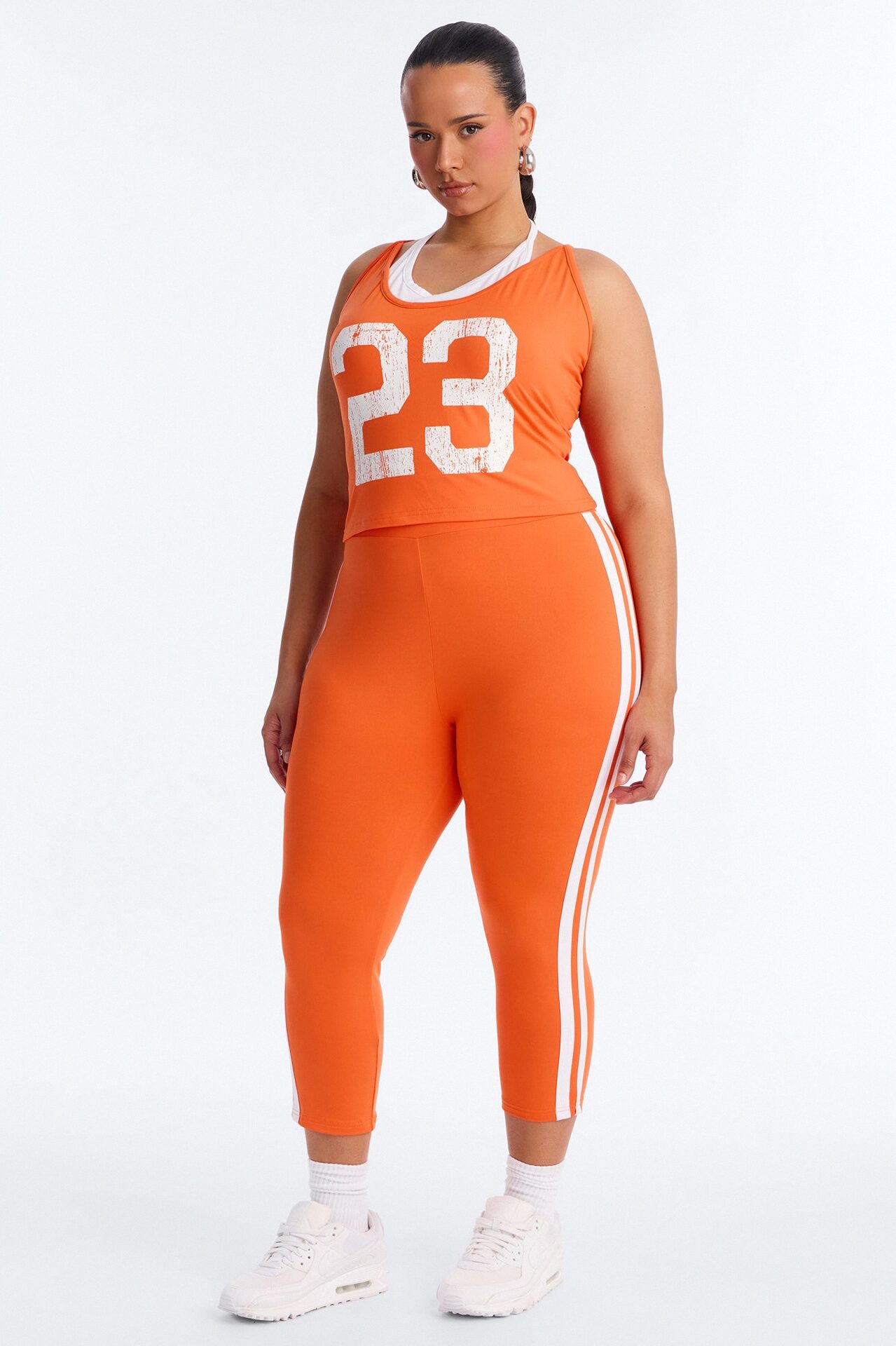 Hot Player 23 Capri Legging Set - Orange