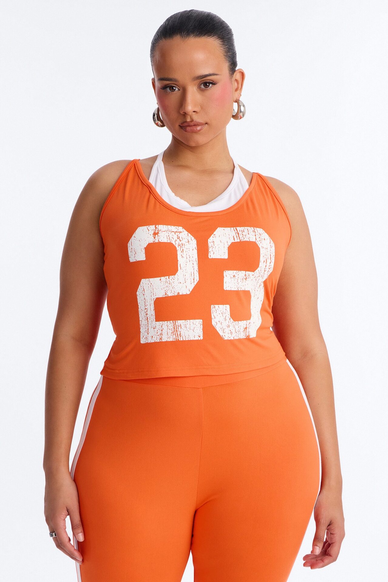 Hot Player 23 Capri Legging Set - Orange