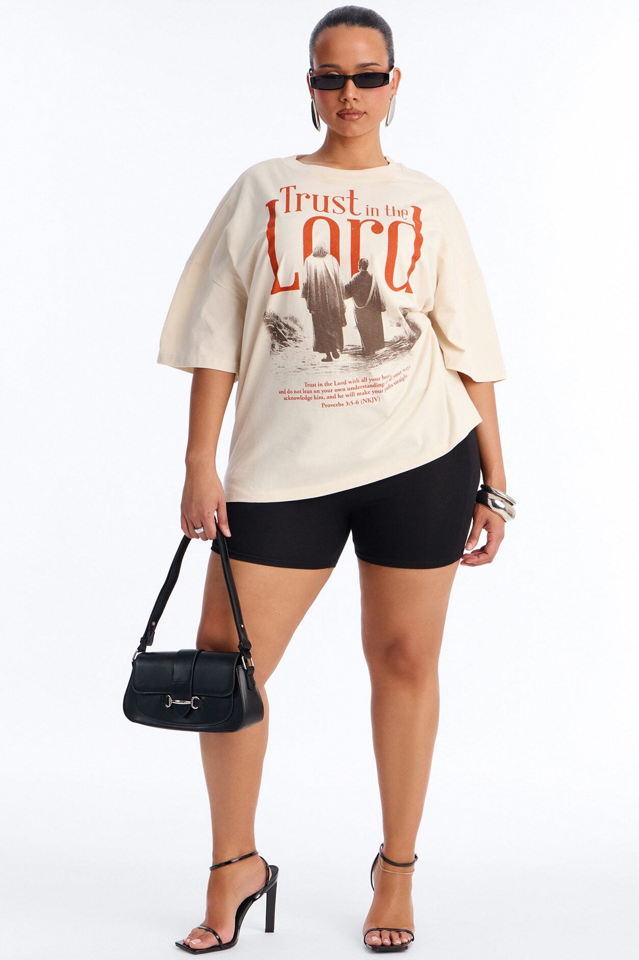 Trust In The Lord Tee - Off White