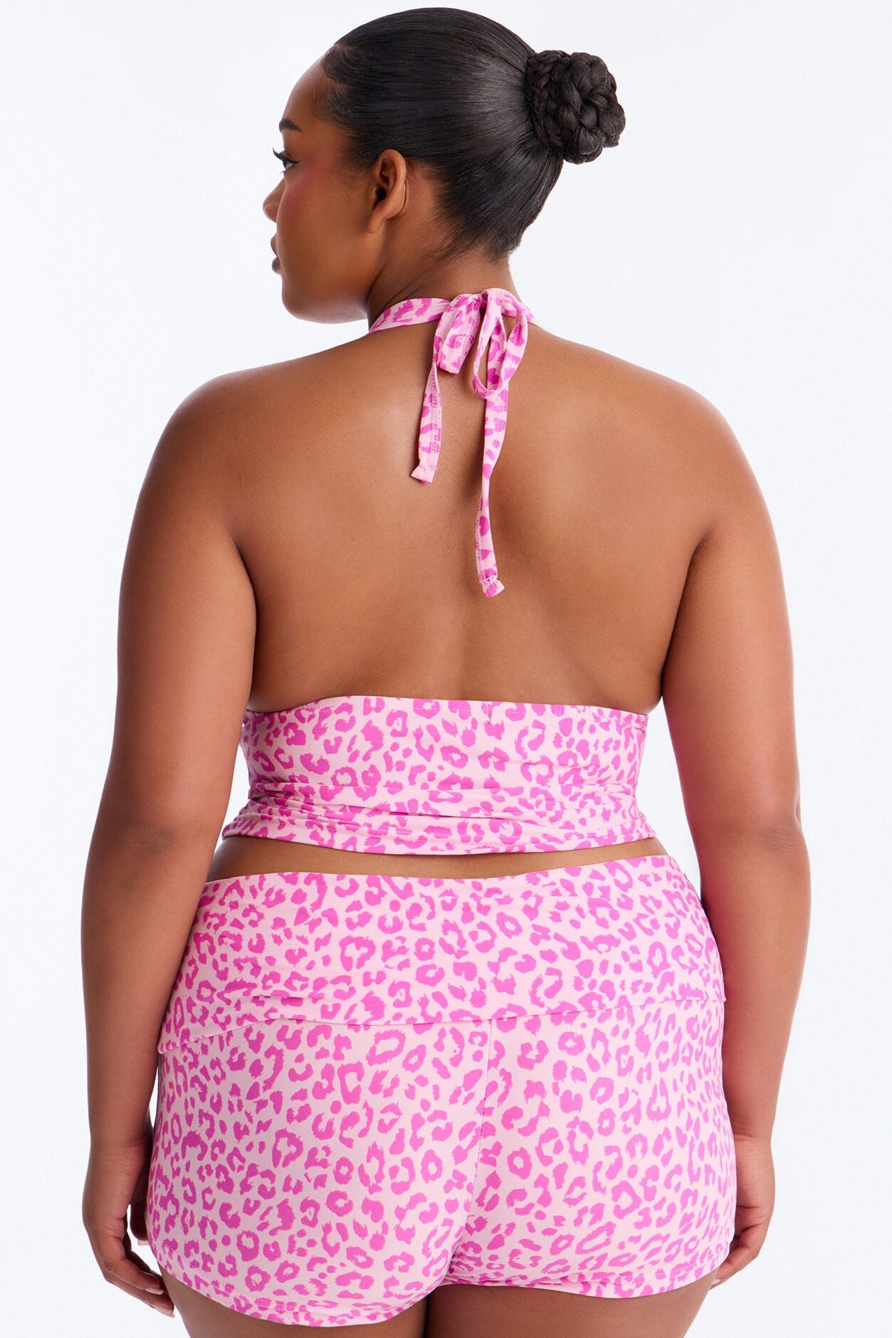 Can't Change My Spots PJ Short Set - Pink/Pink