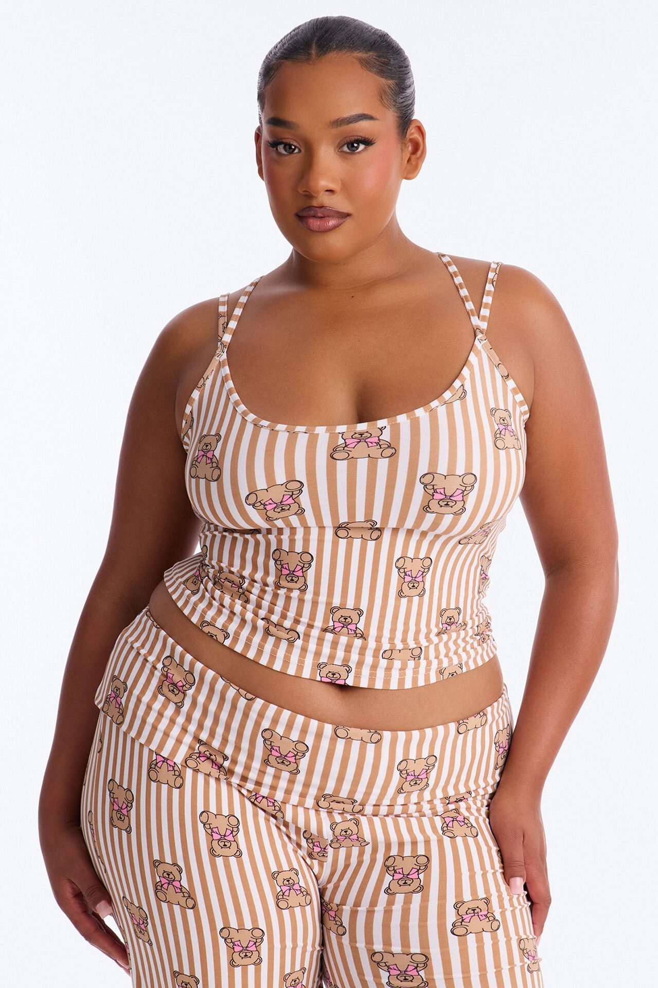 Cuddle With Me PJ Pant Set - Brown