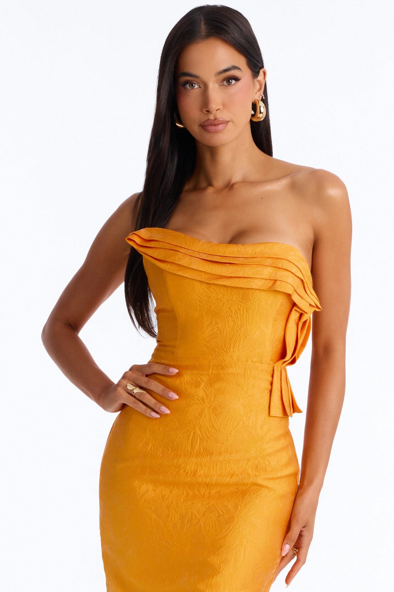 Making A Statement Gown - Orange