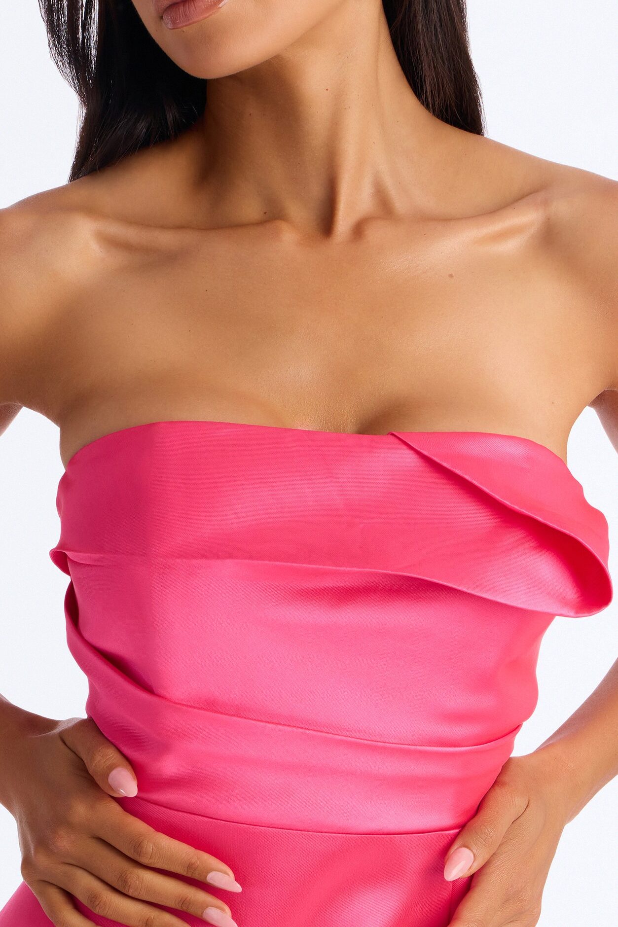 Say I Do Taffeta Gown - Pink