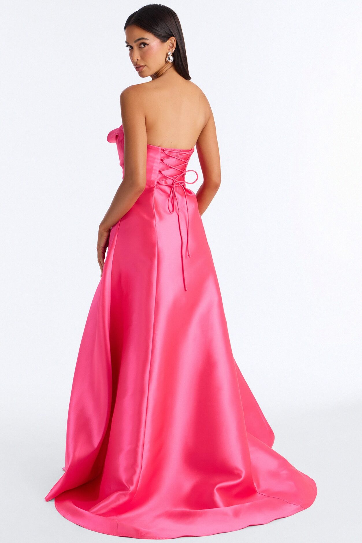 Say I Do Taffeta Gown - Pink