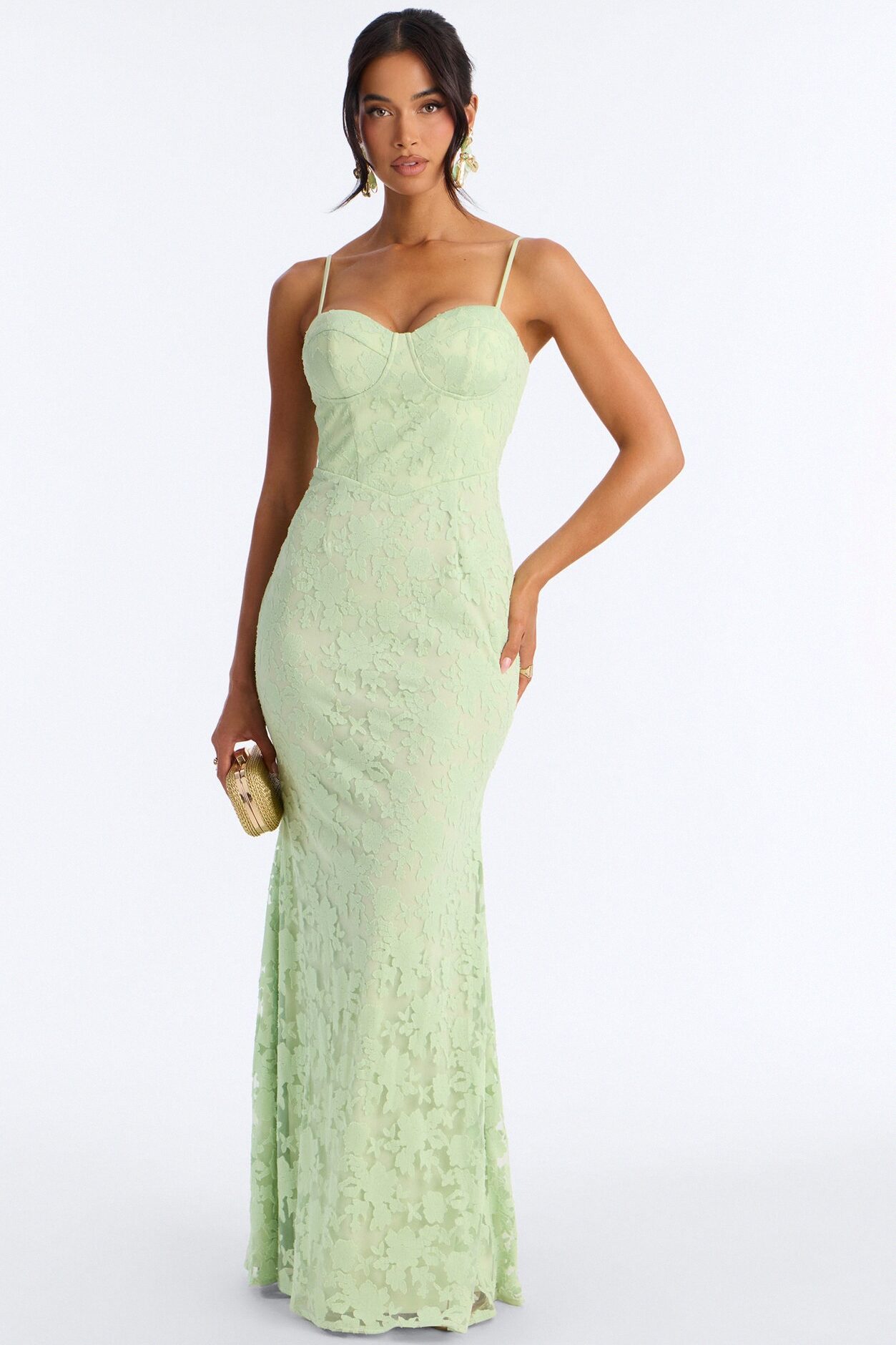 Sweet As Can Be Gown - Sage