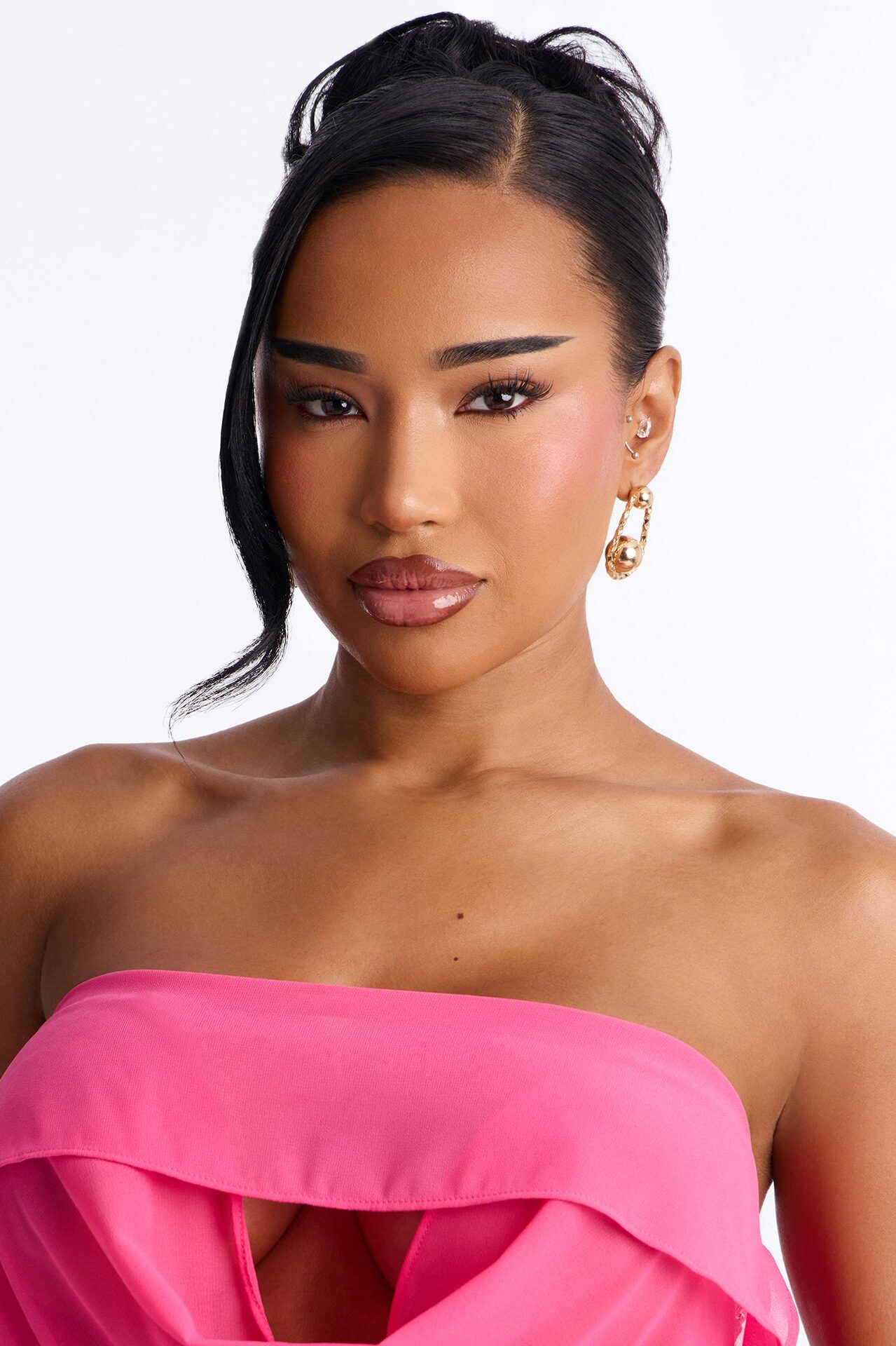 Knock Em Down Earrings - Gold