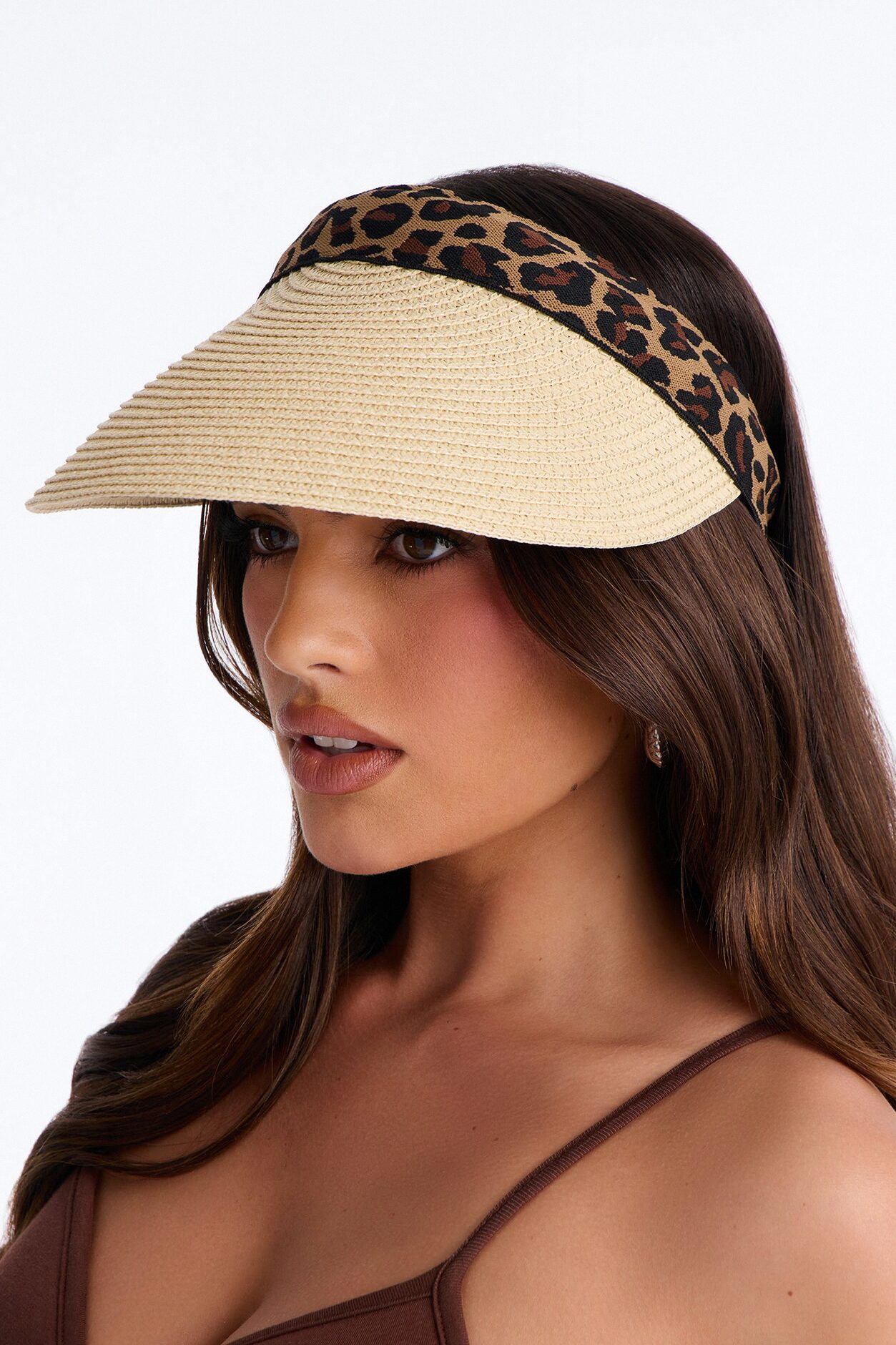 Margaritas On The Beach Visor - Brown/combo