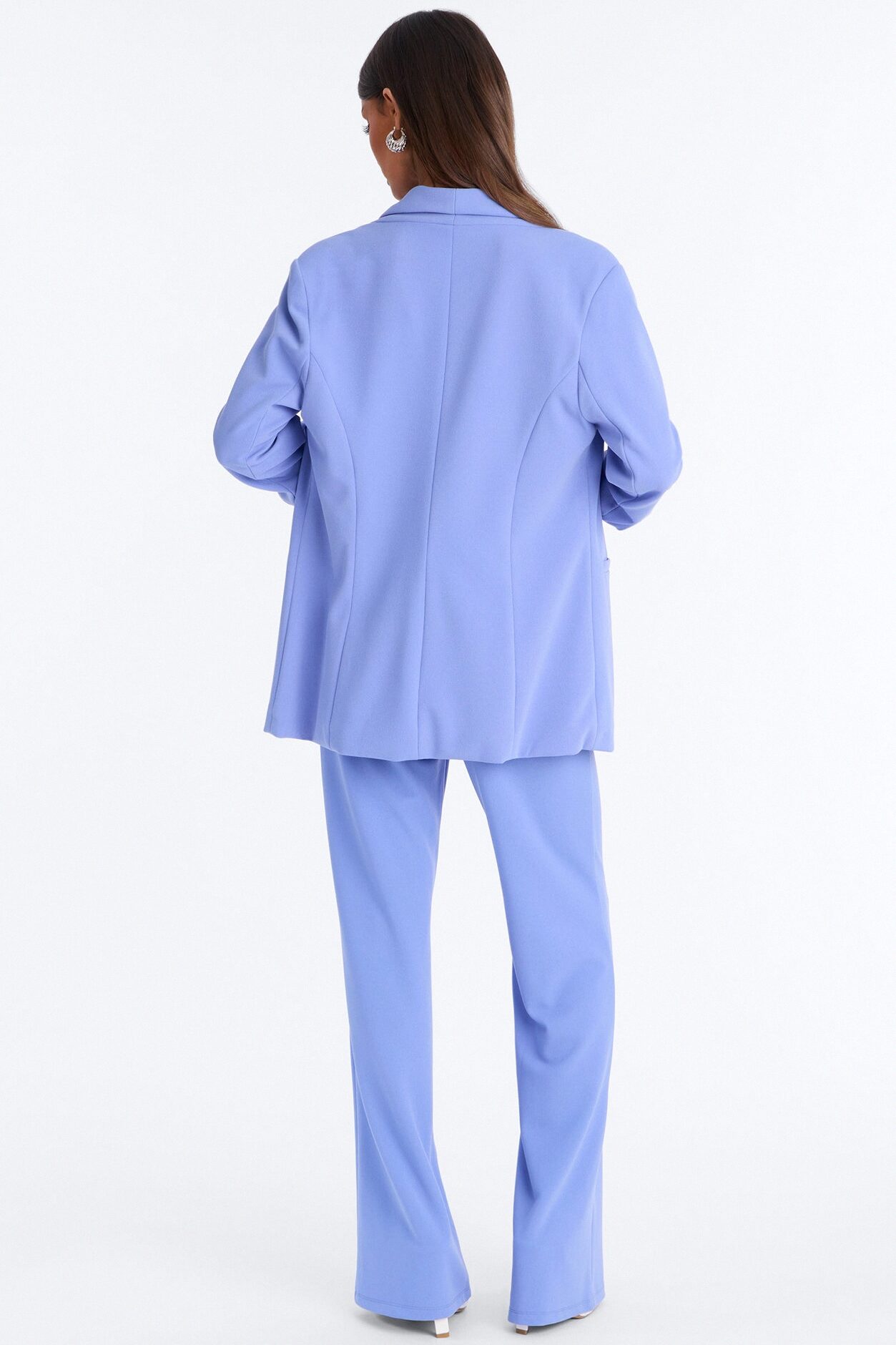 The Celine Blazer - Periwinkle