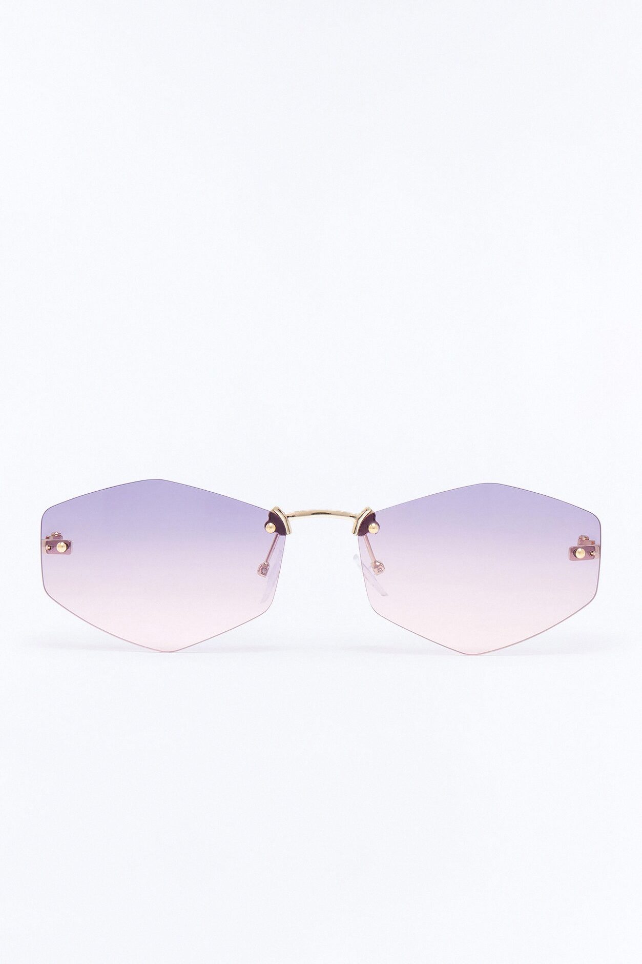 Sunset Send Off Sunglasses - Purple