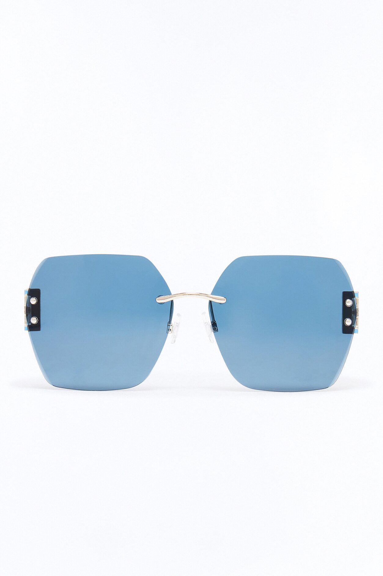 Sunset State Sunglasses - Blue/Silver