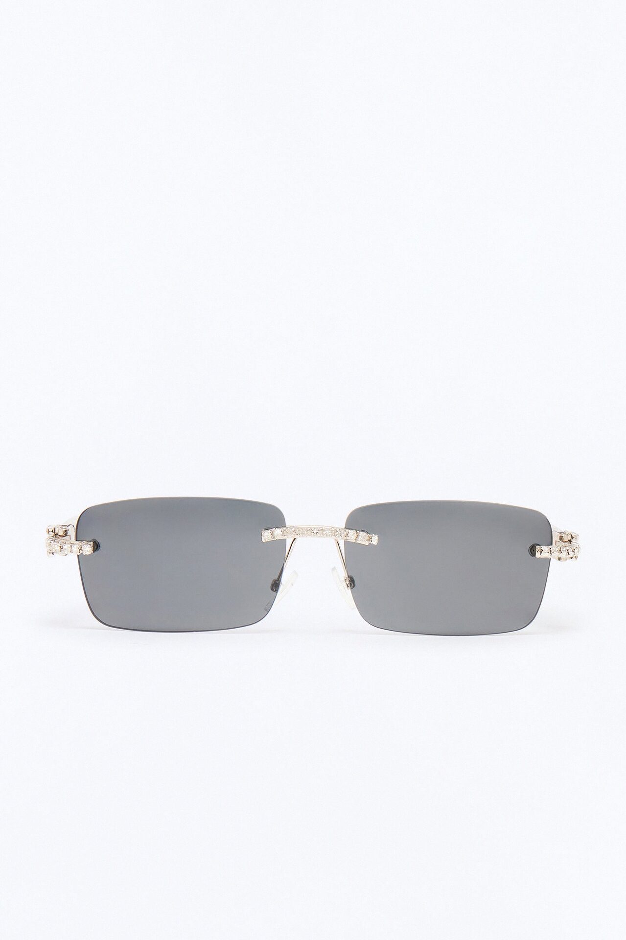 Corner Bar Sunglasses - Silver/Black