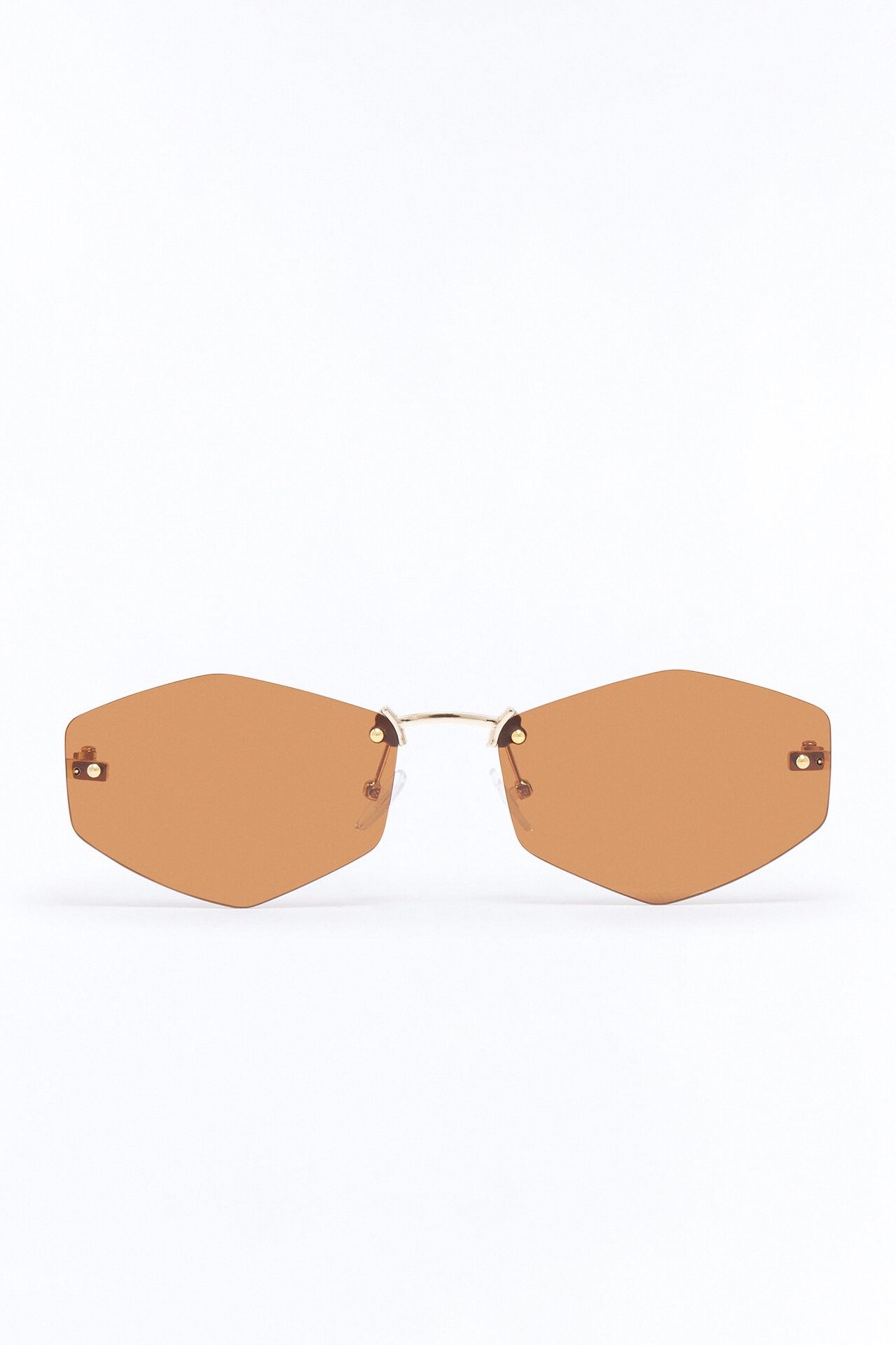 Sunset Send Off Sunglasses - Brown