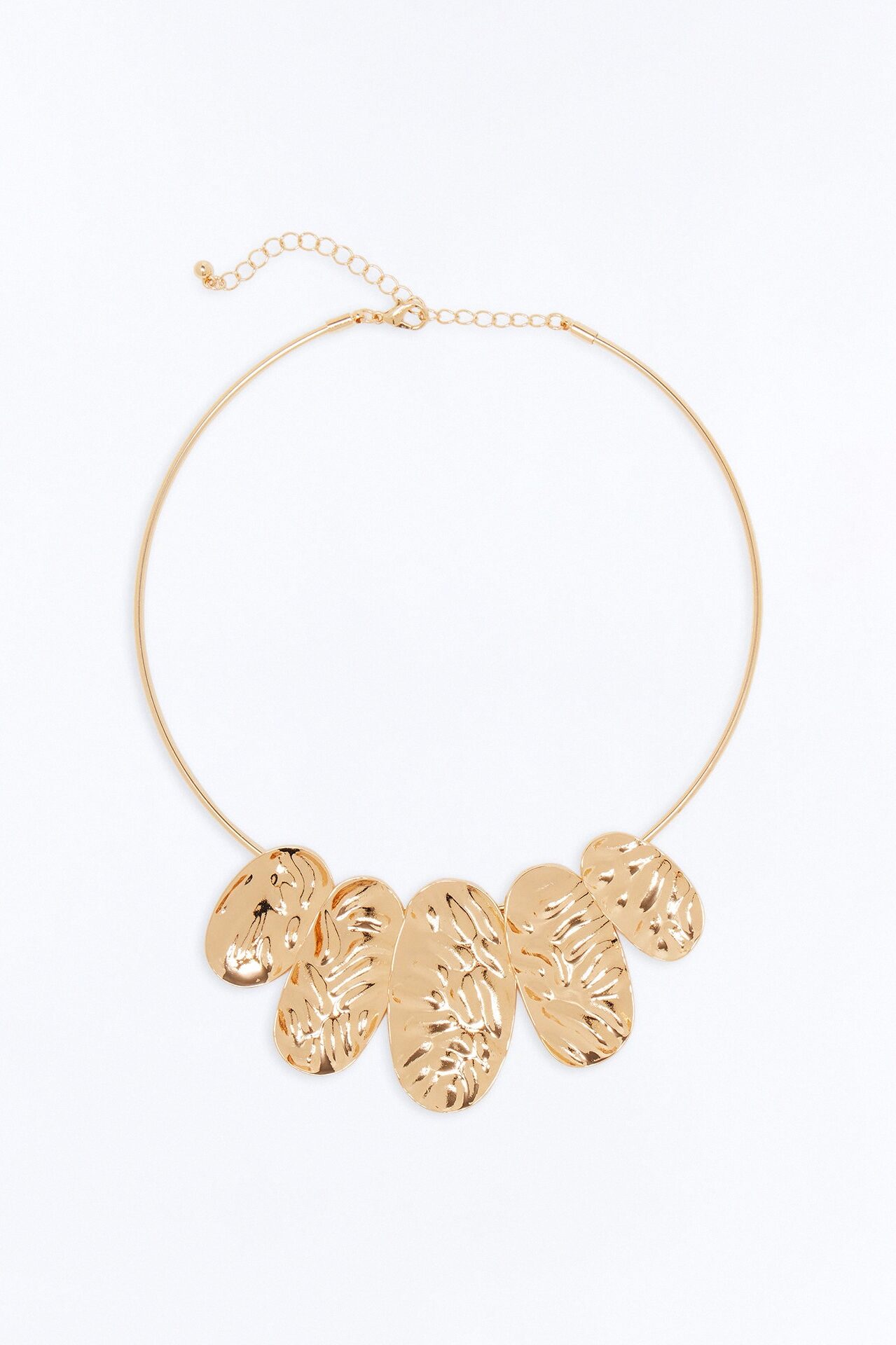 Paradise Shield Hardware Necklace - Gold