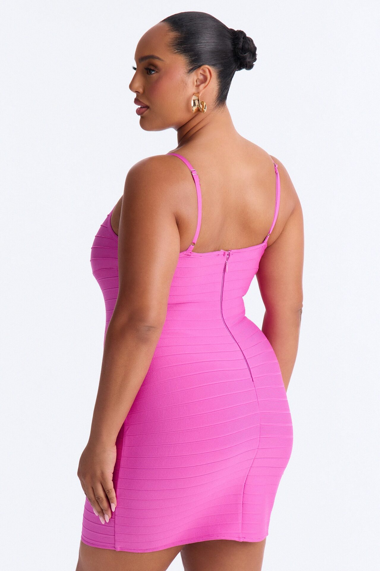 Maliboo Bandage Mini Dress - Magenta