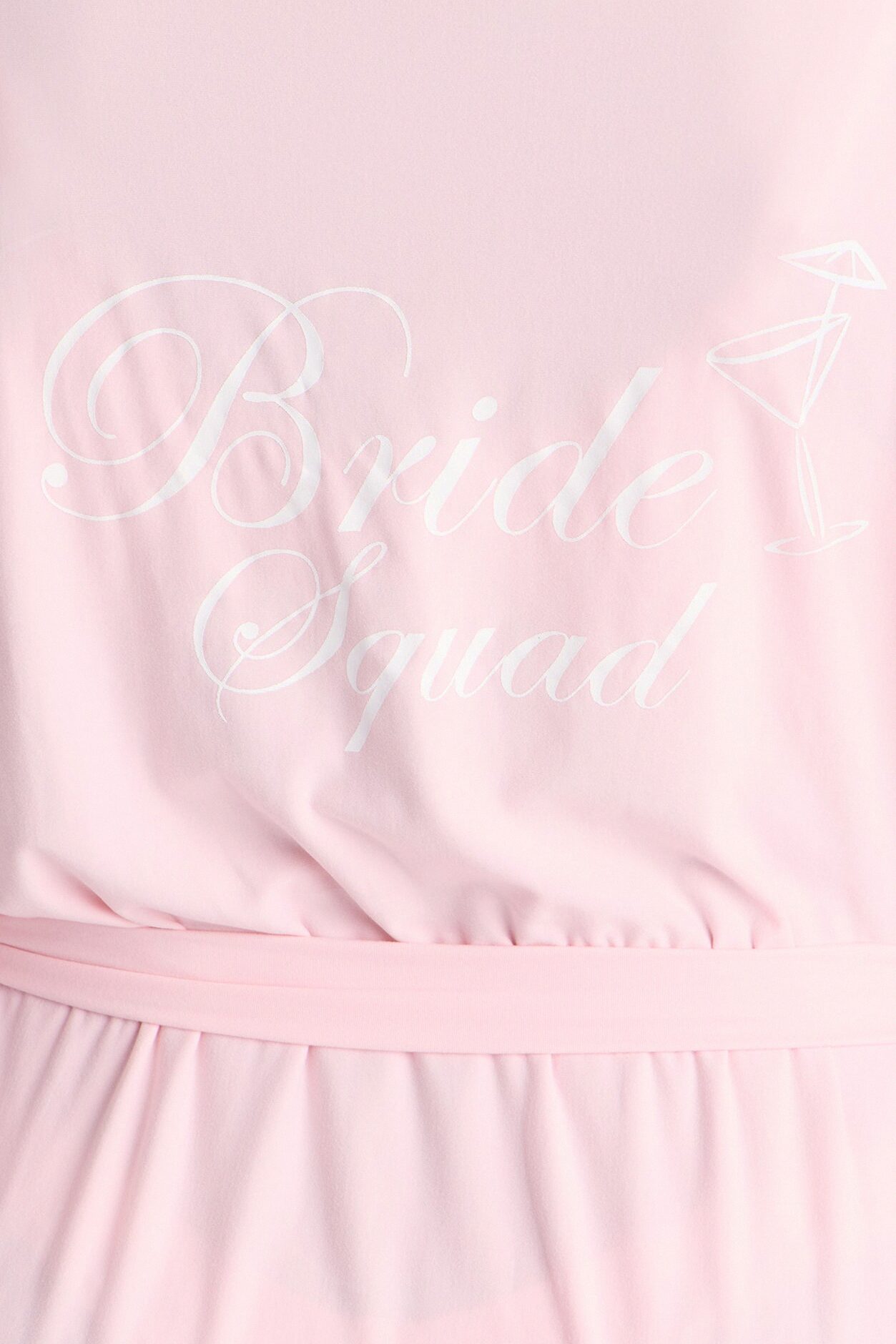 Squad Needs A Martini Robe - Pink