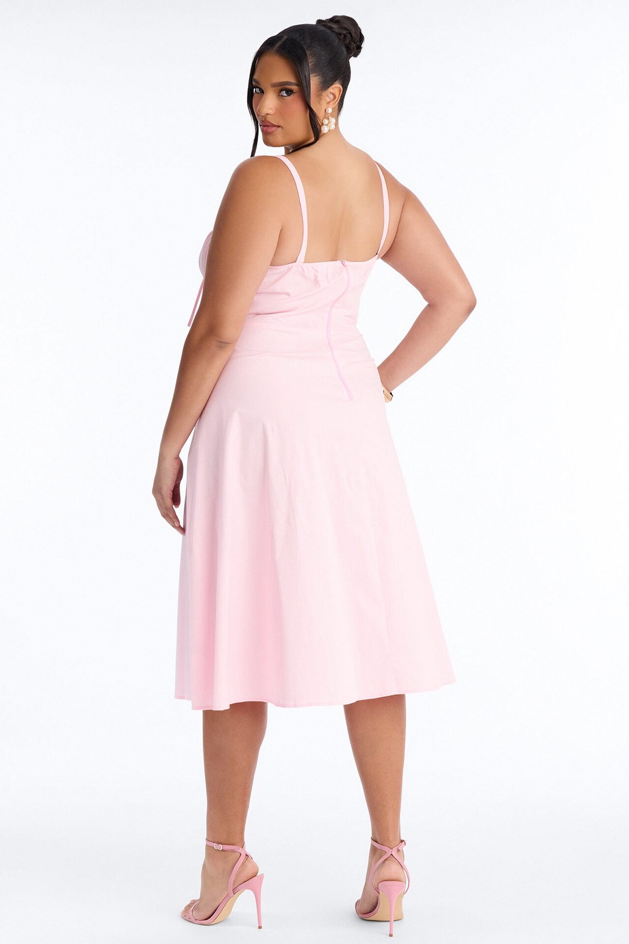Juniper Midi Dress - Light Pink